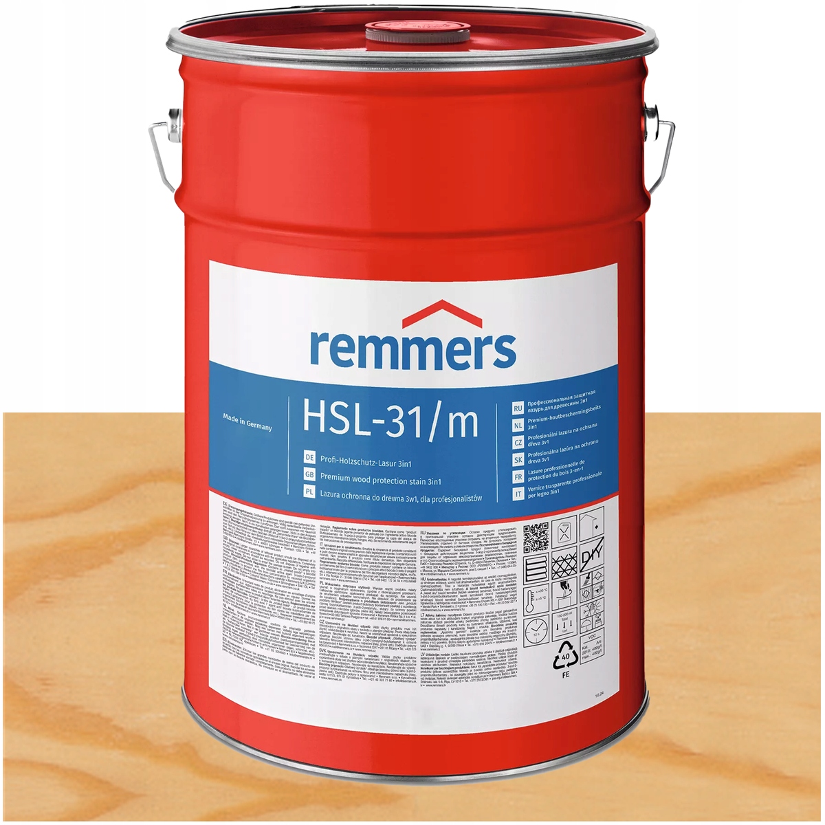 Remmers Profesionální lazura na dřevo HSL-31 HK-Lasur Bezbarvá 5L