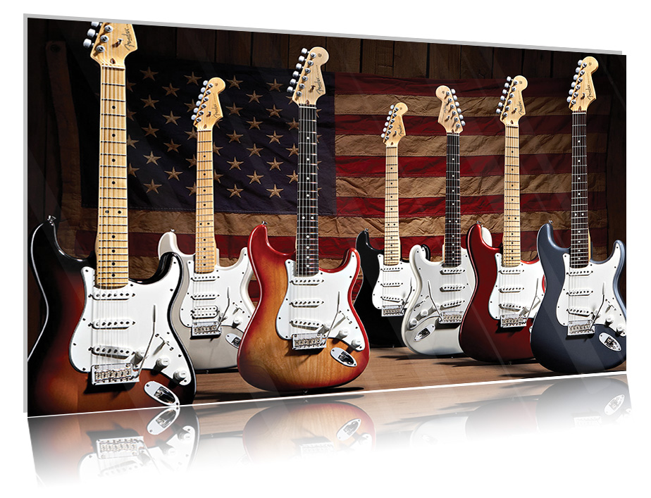 

Obraz szklany na szkle Fender 01 30x20