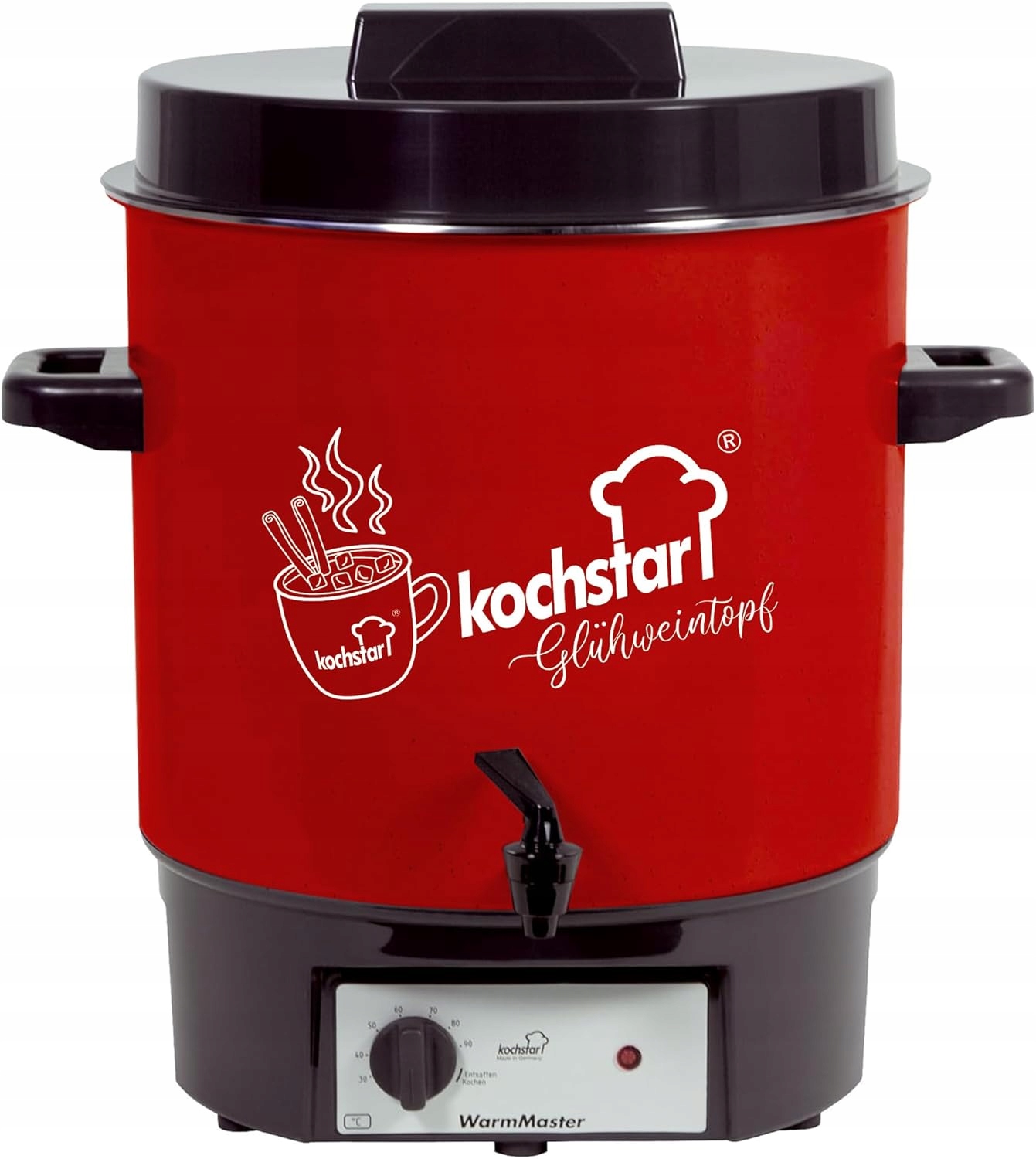 Elektryczny Garnek do Pasteryzacji Warnik Kochstar 1800W 27l 30-100st C