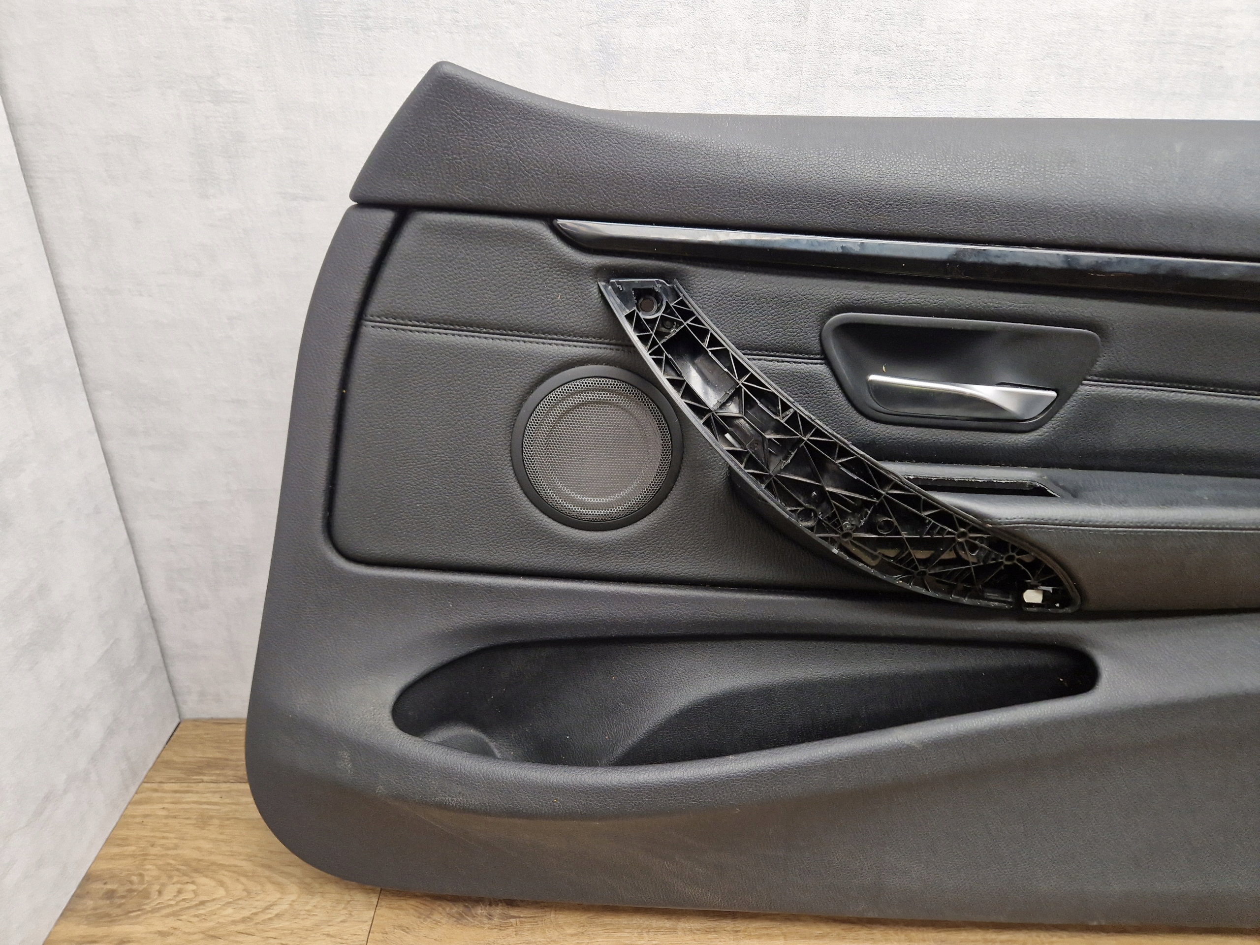 BMW F32 F33 right side front upholstery front PANEL door black leather