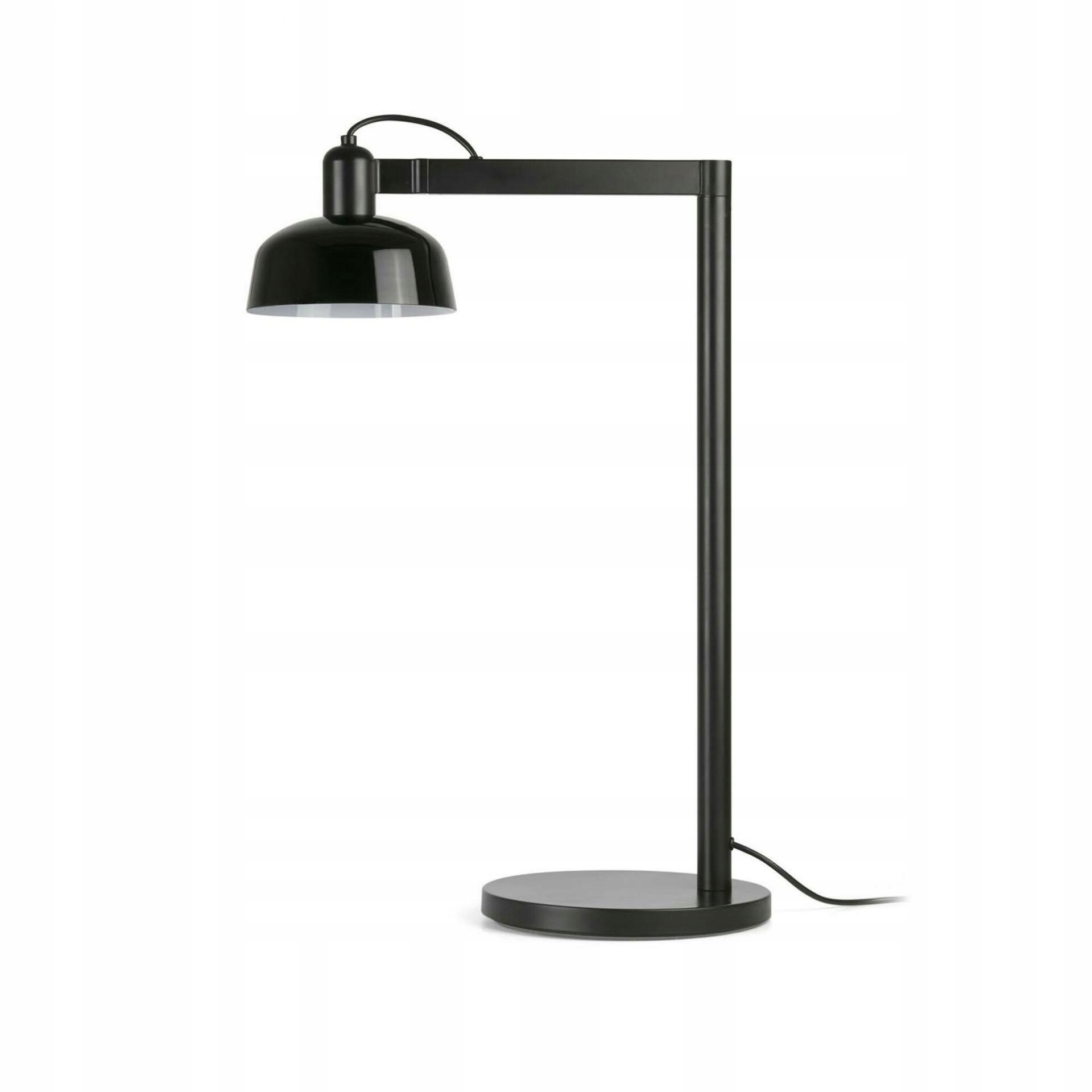 Faro Tatawin stolná lampa čierna, oceľ/sklo, E27, otočné rameno, design