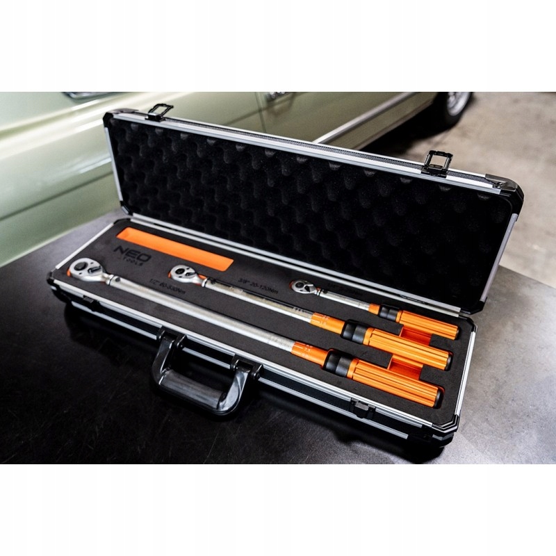 Sada Dynamometrických Kľúčov Obojsmerná 1/4'', 3/8'', 1/2''