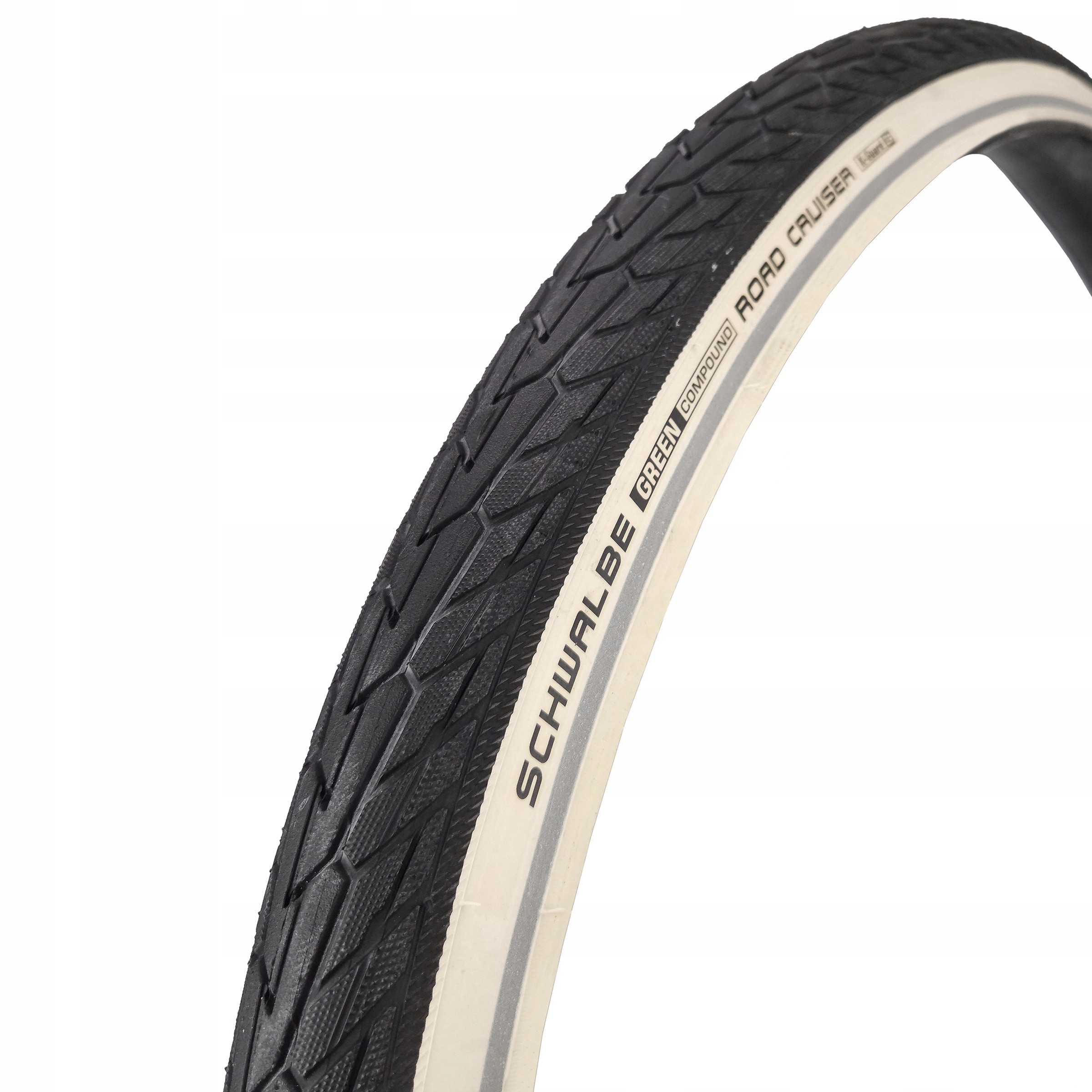 Opona Schwalbe Road Cruiser 700x40_ 28x1.6 _kevlar Reflex odblask biały bok
