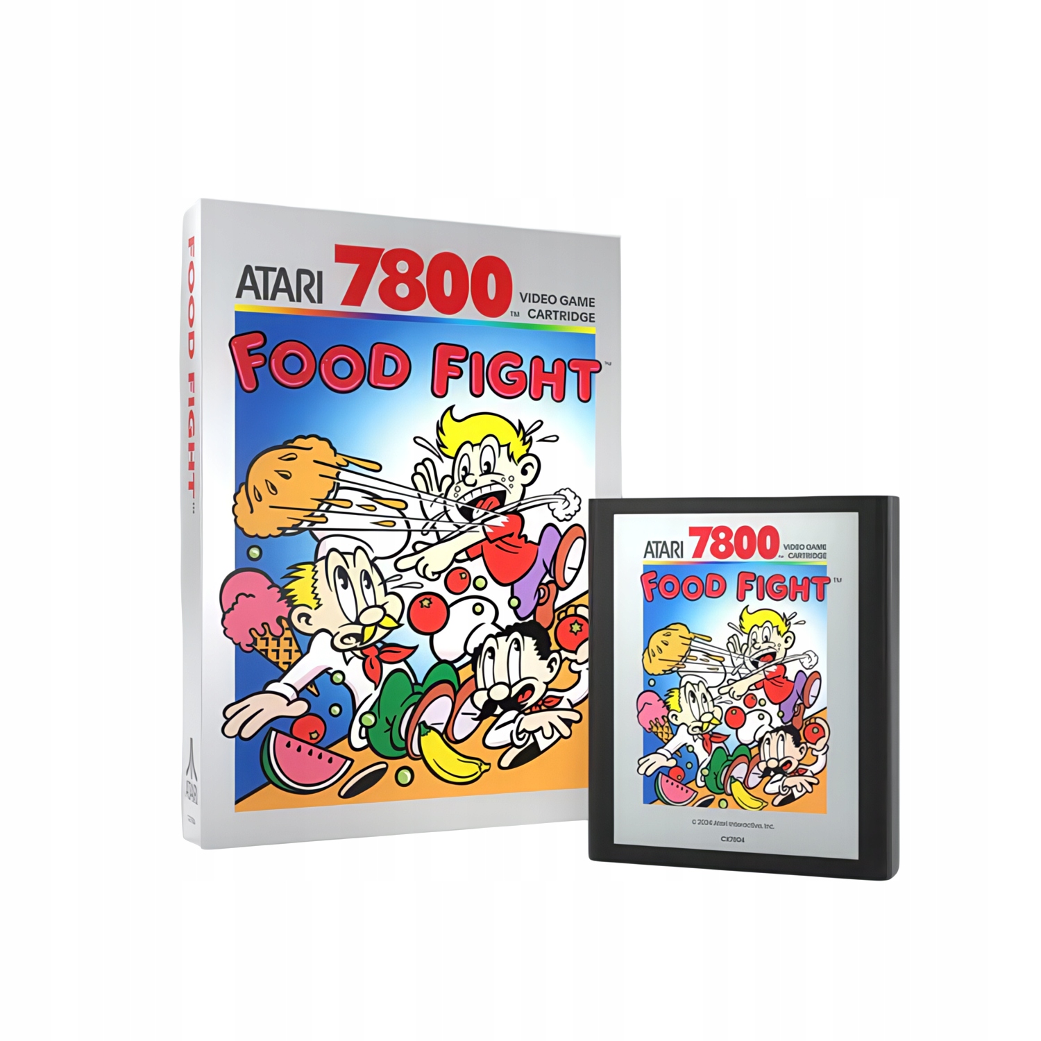 Hra Atari 7800 Food Fight Kartridž Retro Klasika Kultovní Unikát