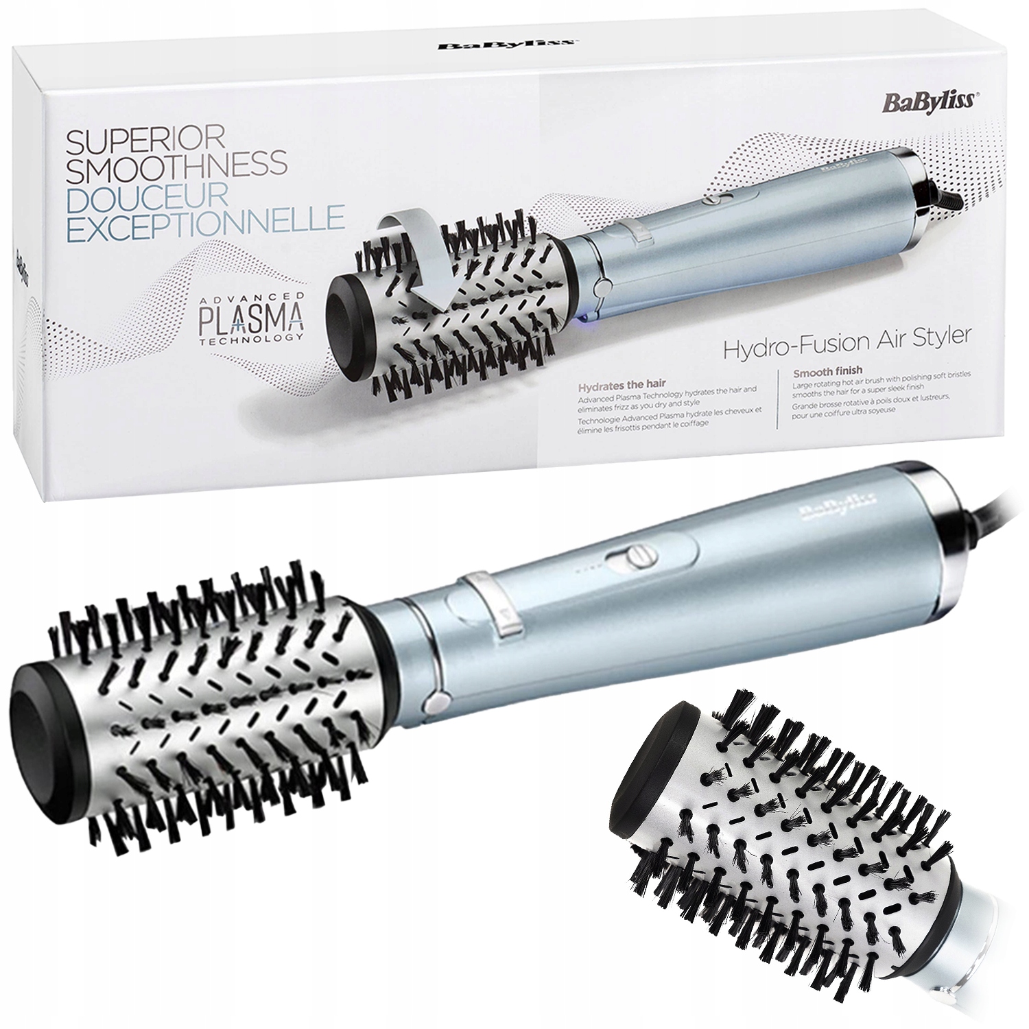 Lokówko-suszarka Obrotowa Babyliss AS773E Hydro Fusion Styler Jonizacja
