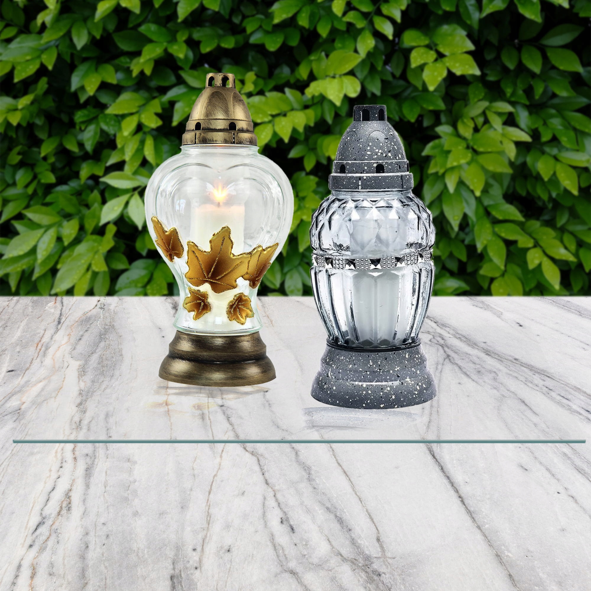 SZKLANA PODSTAWKA POD ZNICZE 70x30cm Szkło 485 M Materiał szkło hartowane