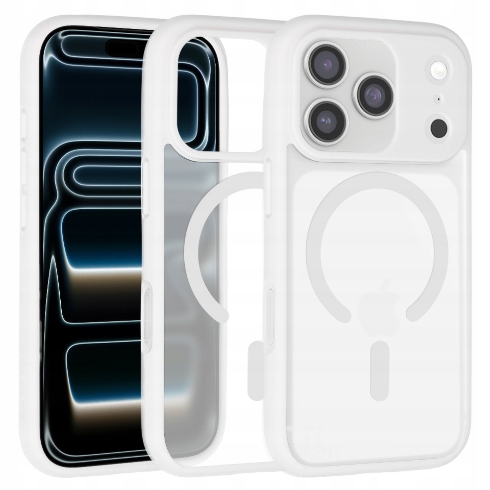 Etui do iPhone 17 Pro Liavec Soft Case MagSafe biały