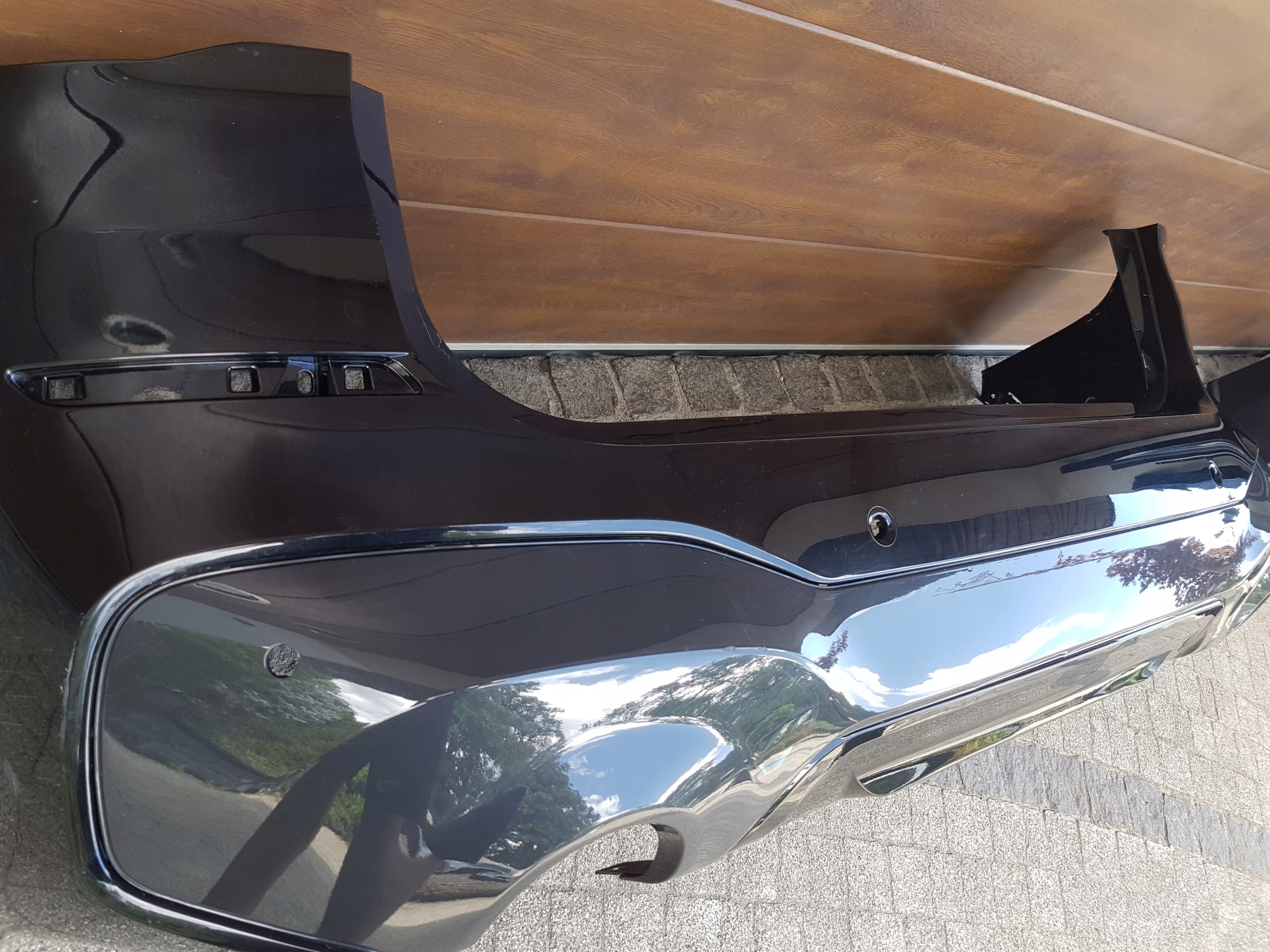 bumper rear BMW X1 F48 LCI m-packet