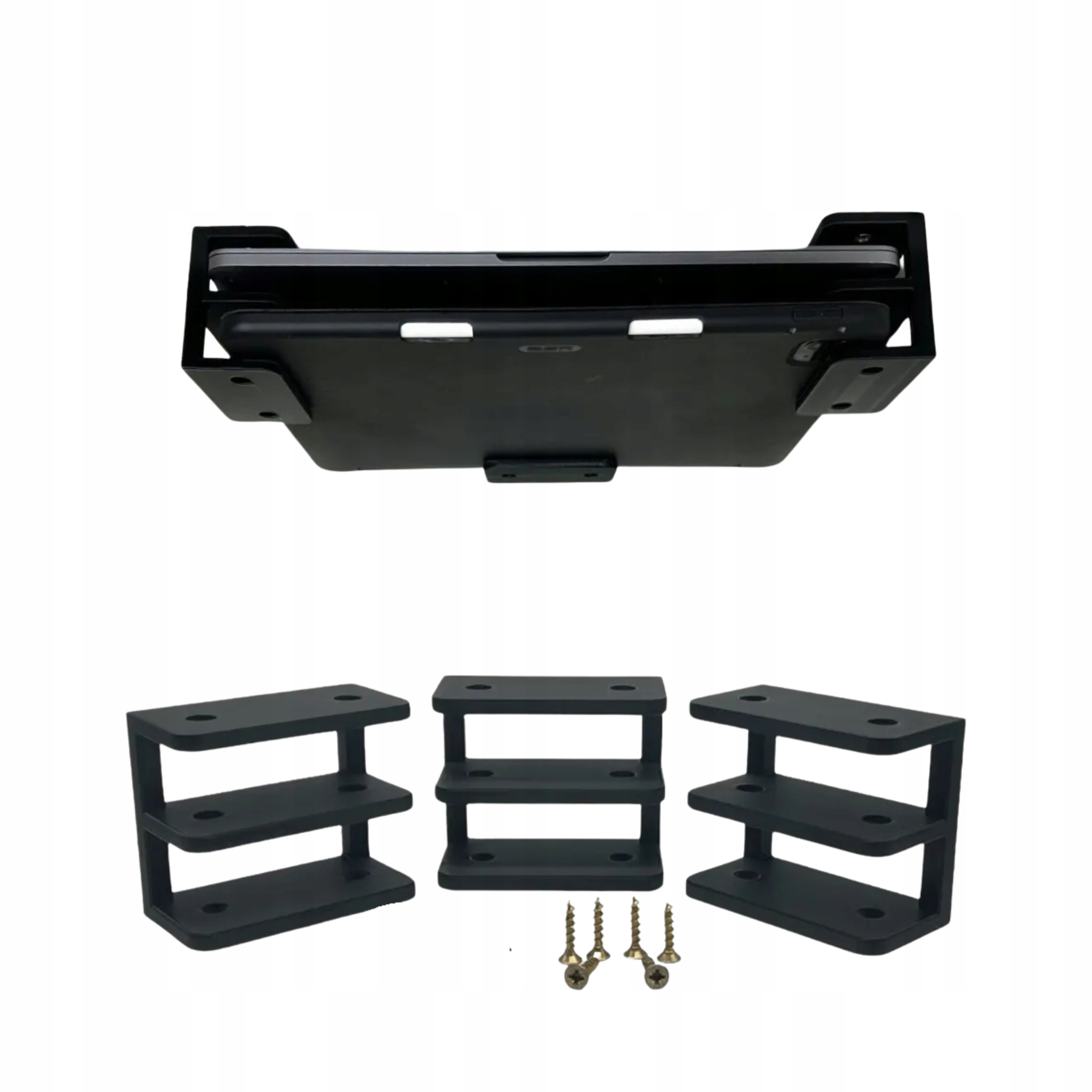 Uniwersalny Uchwyt Na 2 Laptopy Pod Biurko Organizer Do Salonu Domu Firmy