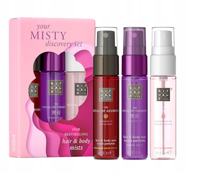 Rituals Hair & Body Mist Zestaw Mgiełke do Ciała