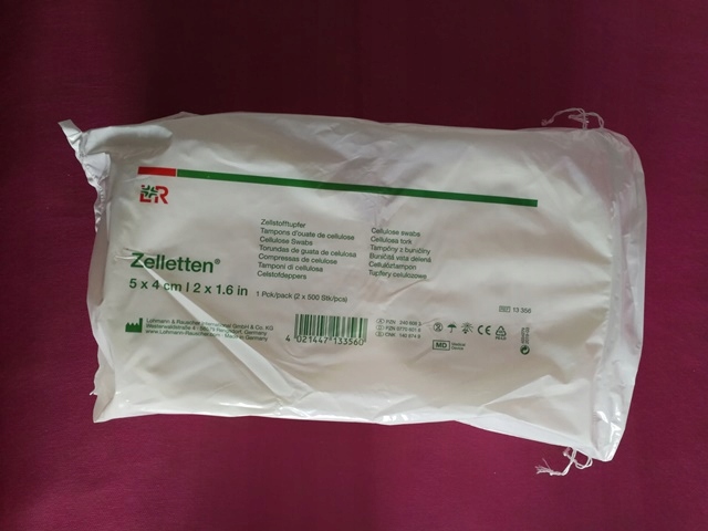 Waciki bezpyłowe 12 warstwowe 2x500 szt Liczba warstw 12