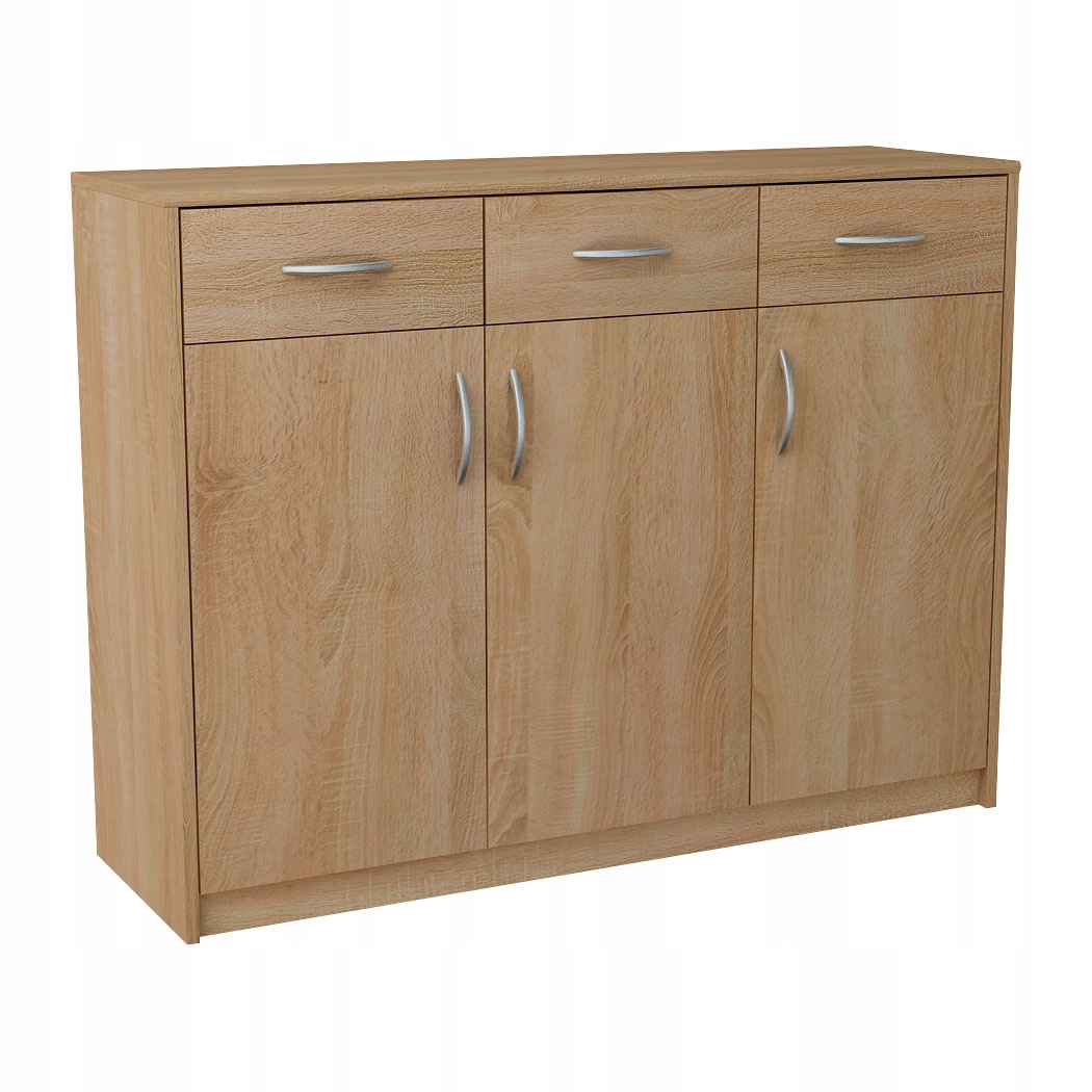Komoda z szufladami 3D3S, Szafka Dąb Sonoma