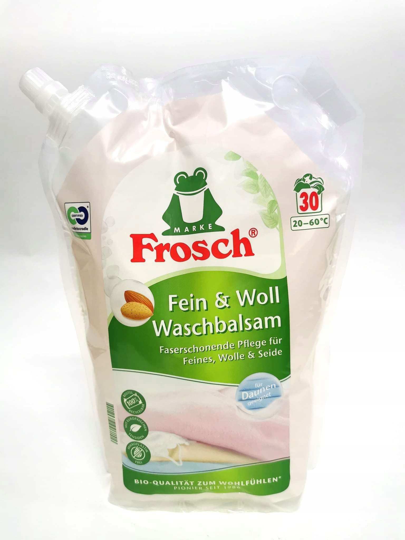 

Frosch Fein Woll Waschbalsam Migdał Płyn Do Prania
