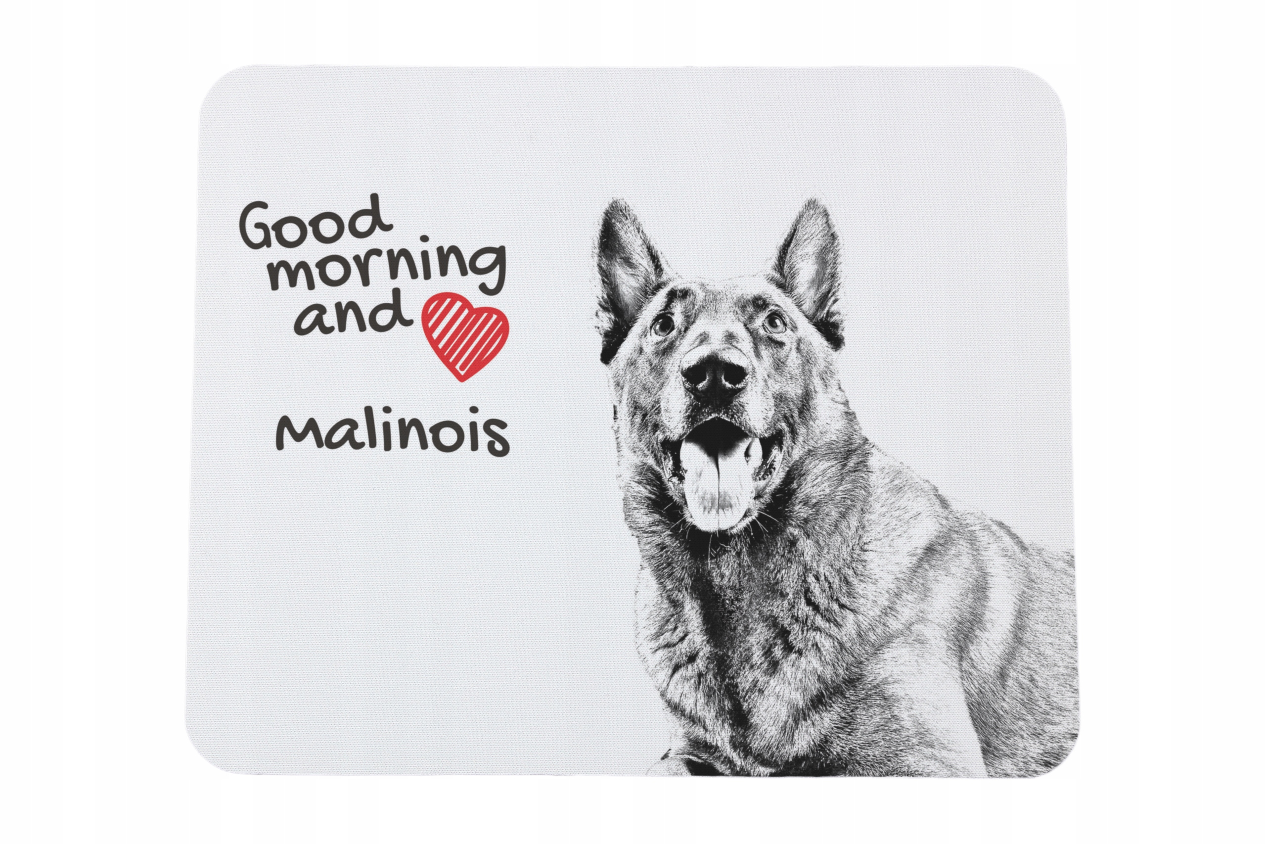 Malinois Owczarek belgijski podkładka pod myszkę z nadrukiem, personalizo