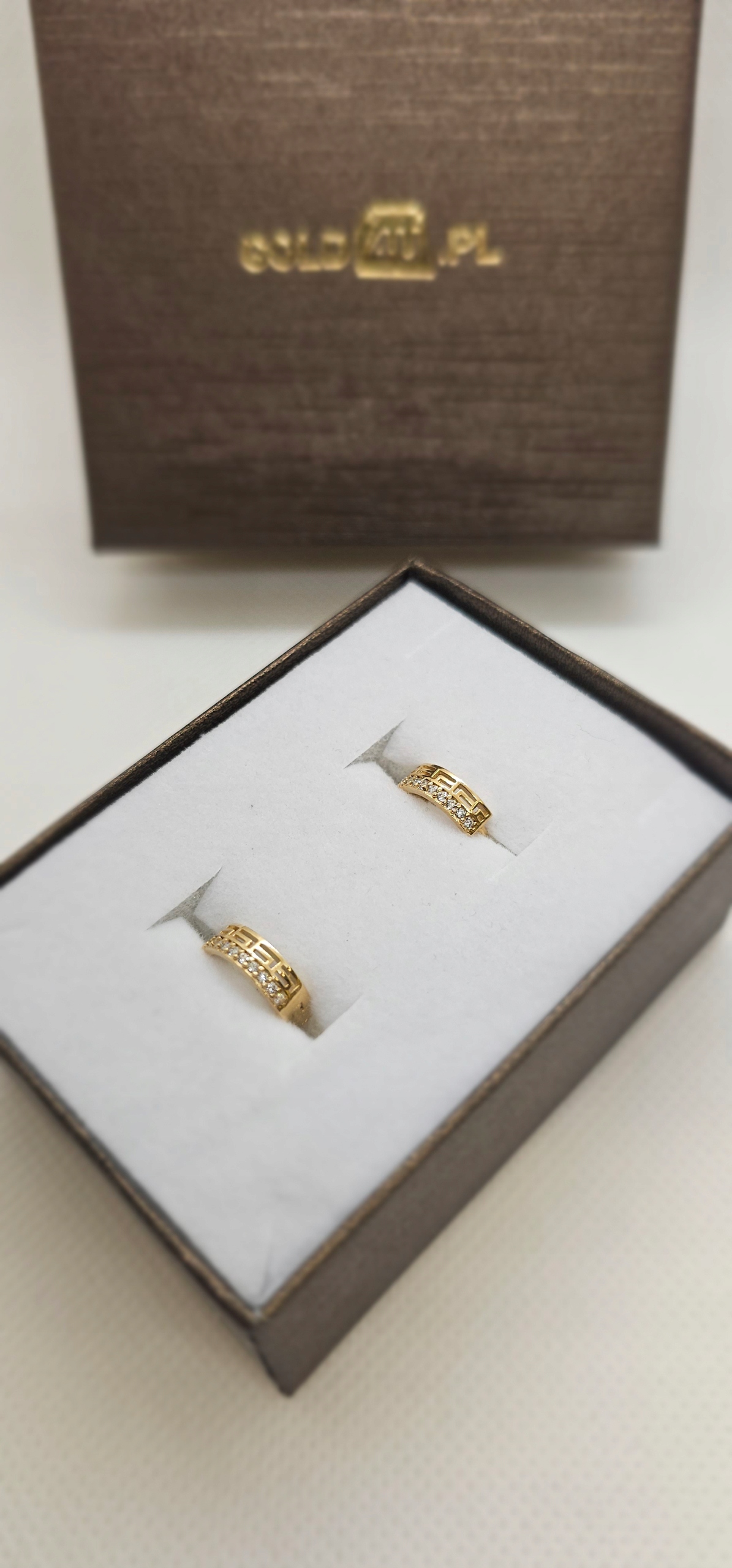 Nowe Złote Kolczyki 14k 90065830 Moz