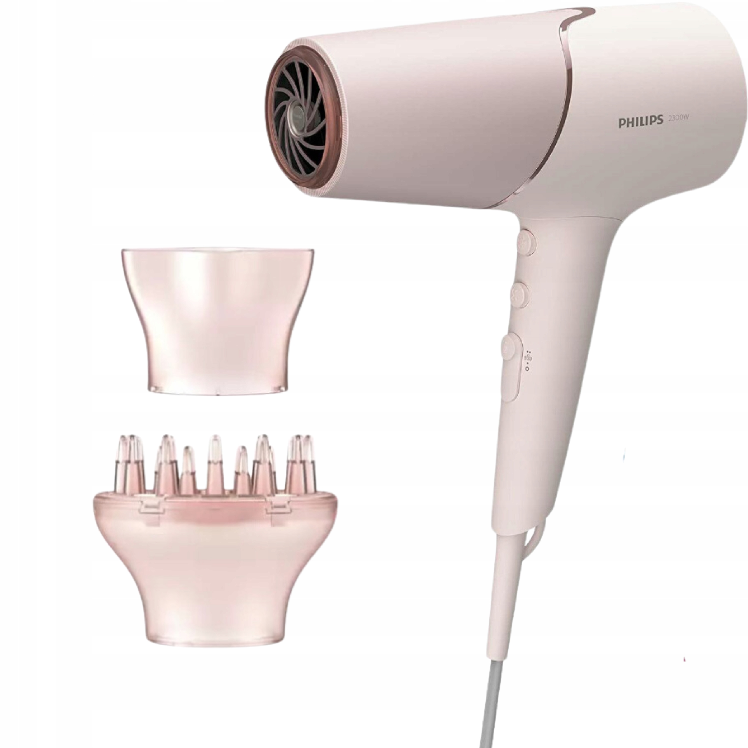 Suszarka Jonizująca do włosów Philips Jonizacja różowa 2300W Do Suszenia
