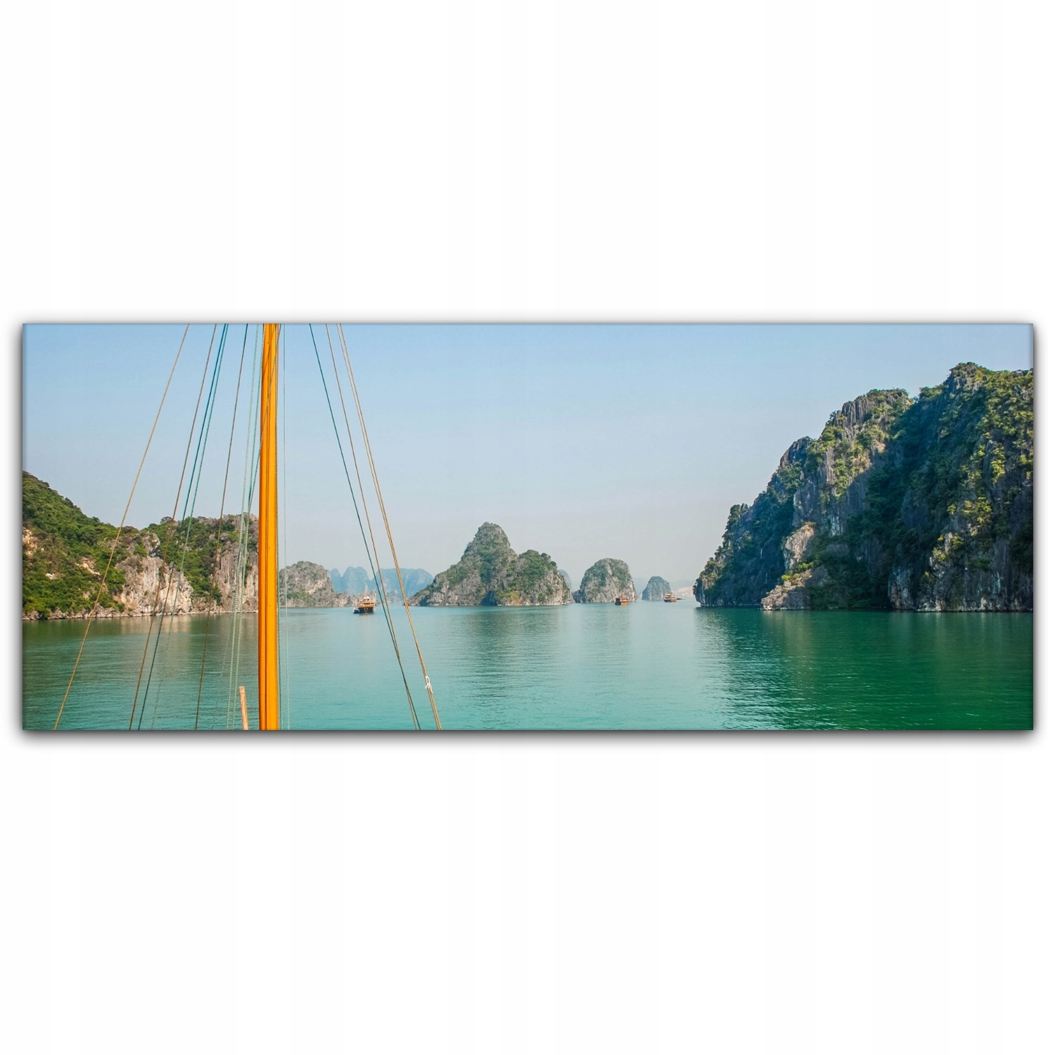 

Canvas do sypialni 125x50 Wyspa Statek Krajobraz