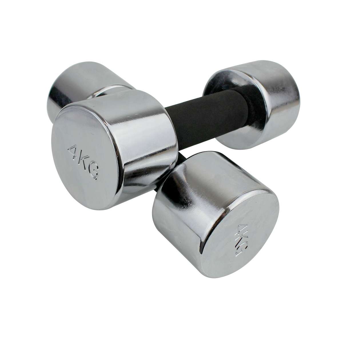 

Zestaw Hantli Hantelków do Ćwiczeń 2 x 4 Kg Chrom