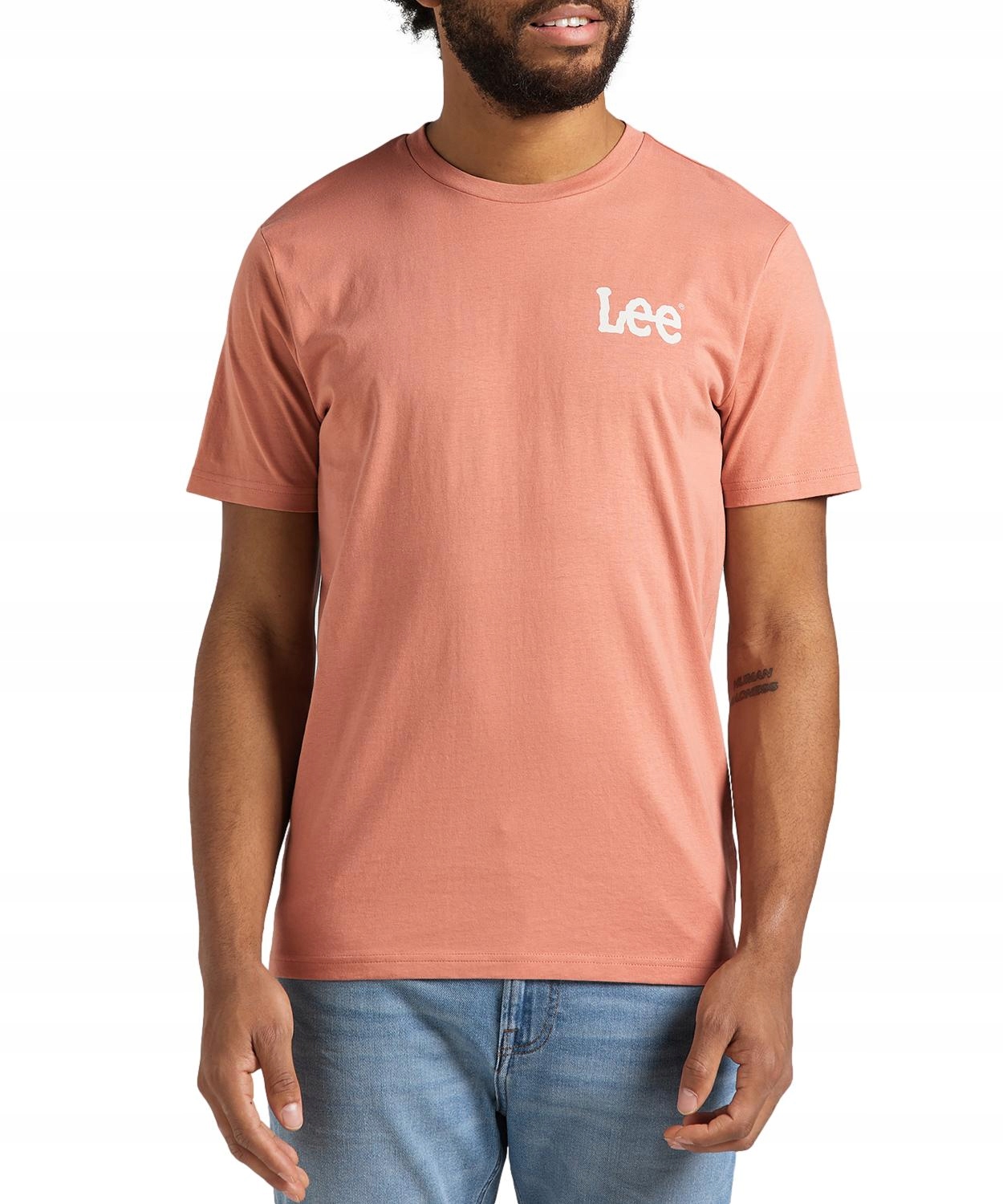 

T-shirt Lee Wobbly Logo Tee L65QAIUK Rust 3XL