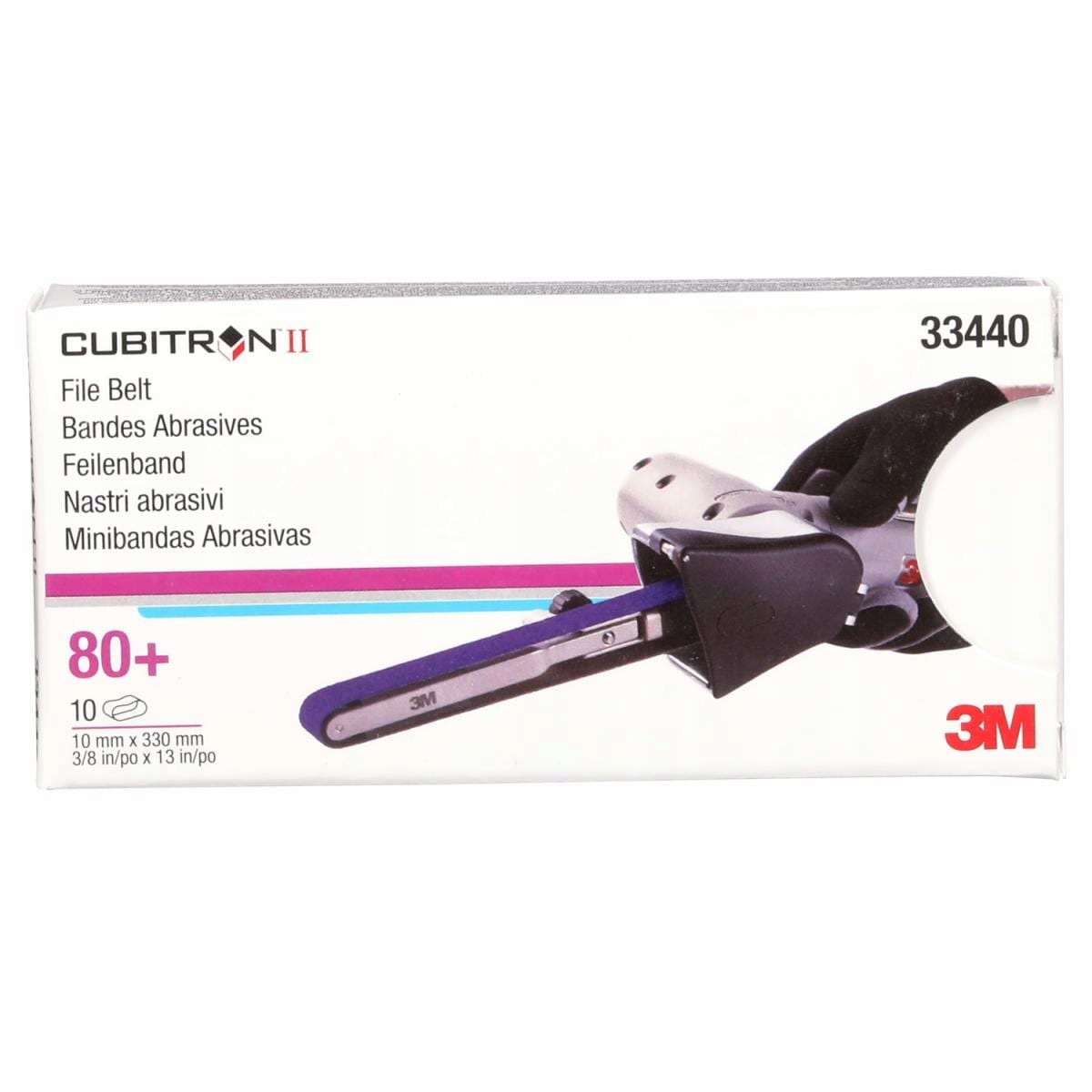 Pas ścierny 3M Cubitron II 786F P80+ 10x330 mm 33440 10 szt.