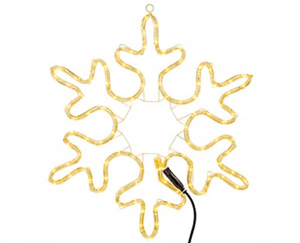 

Świąteczna Śnieżynka Led 3D Ozdoba Zewnętrzna XXL