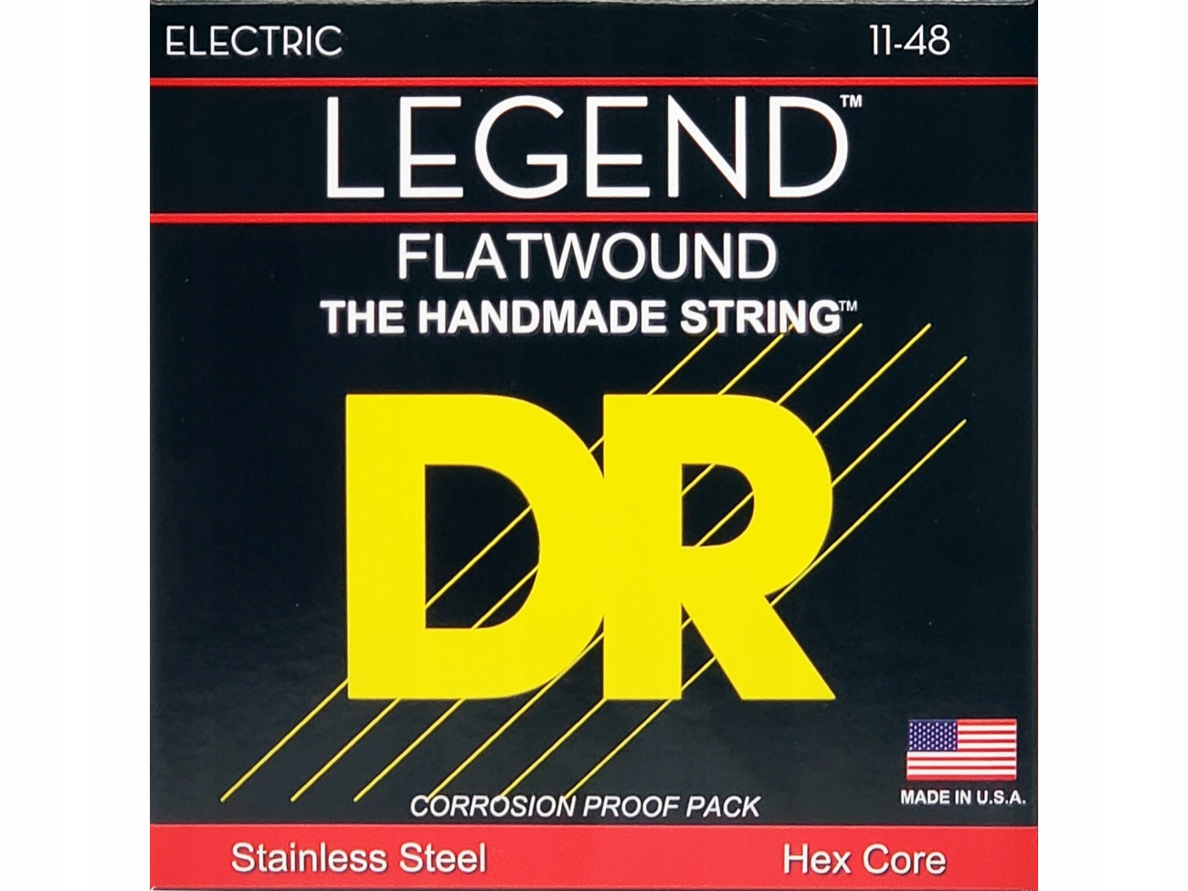 DR FL 11-48 LEGEND FLATWOUND - STRUNY DO GITARY ELEKTRYCZNEJ