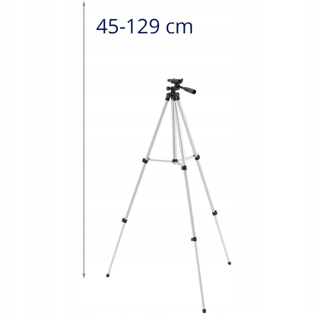 Statyw tripod do lasera krzyżowego aparatu 45-129 cm gwint 1/4'' Kod producenta SBS-TRIPOD-100