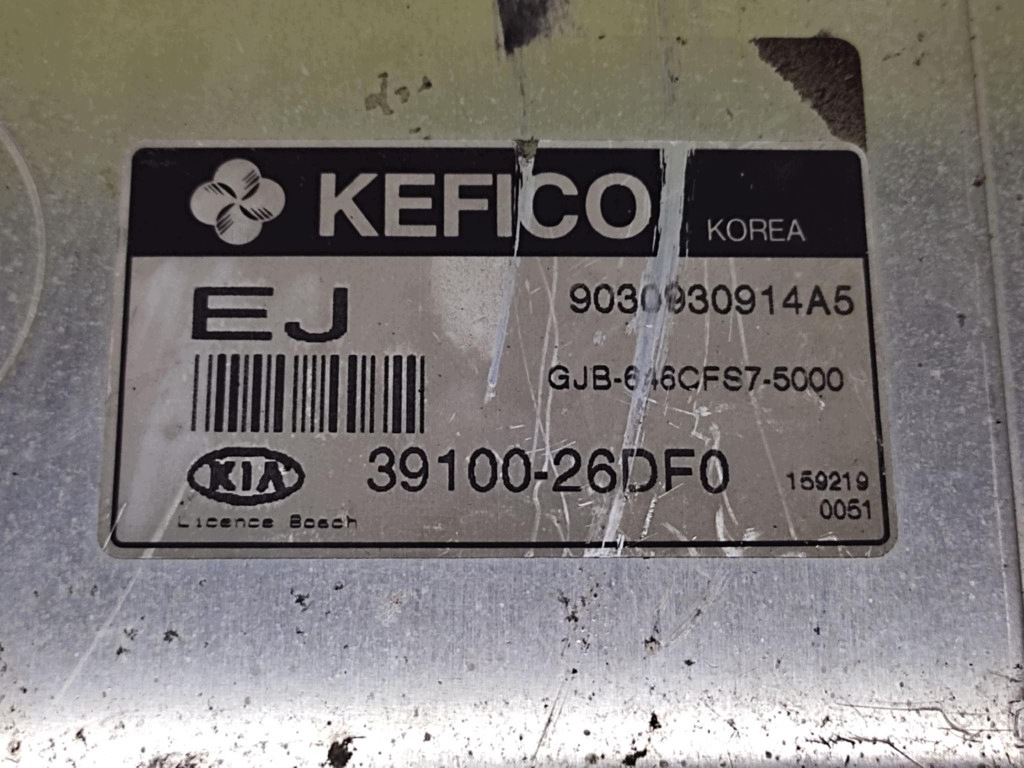 KIA RIO II 1.6 control unit of the engine 3910026DF0