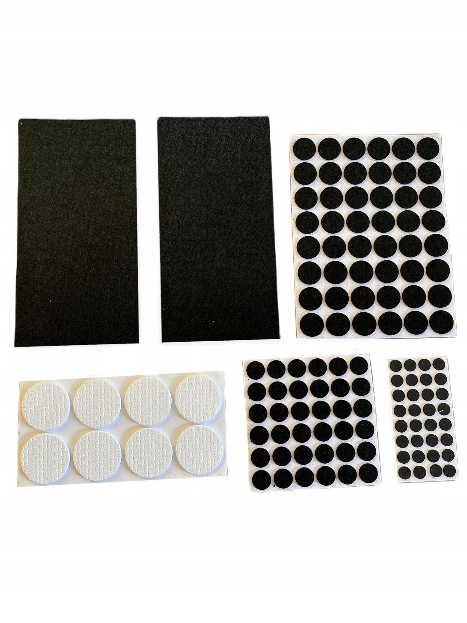 

Zestaw podkładek pod meble filc polipropylen 126el