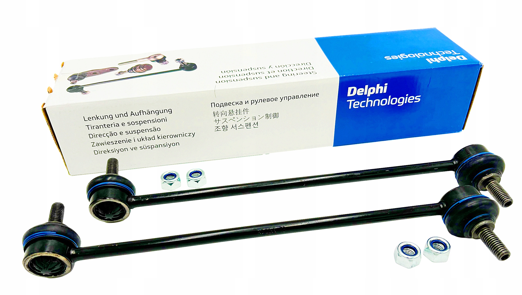 DELPHI ŁĄCZNIKI STABILIZATORA FIAT PUNTO GRANDE PUNTO PUNTO EVO PRZÓD 2SZT