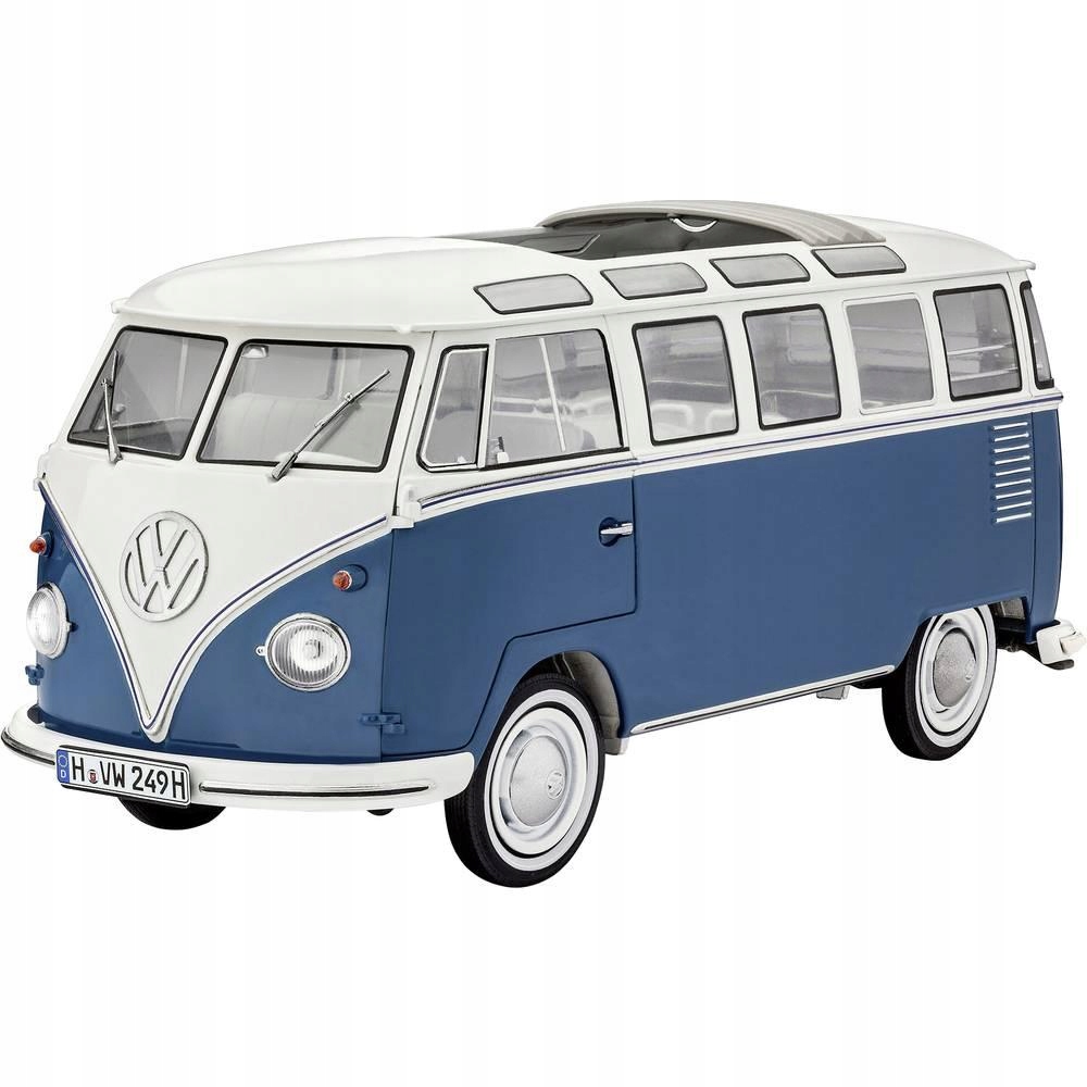 Vw Typ 2 T1 Samba Bus Revell ModelKit 07009 1:16