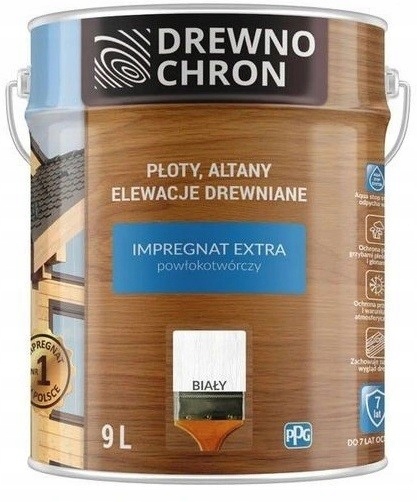Drewnochron Impregnat Extra Biały 9l