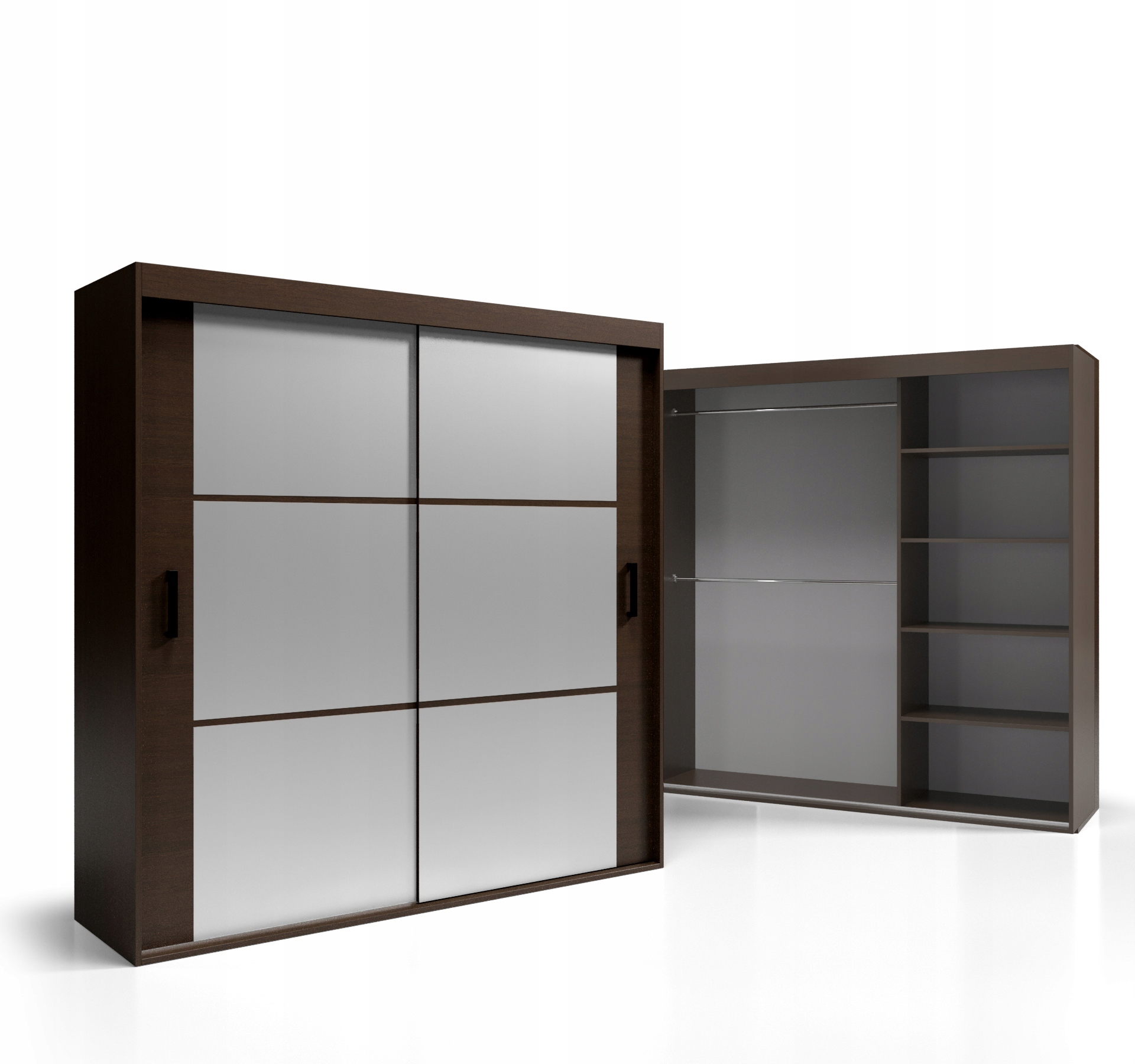 Skříň Šatní skříň 2-dveřová posuvná 170x240 Deska 18 mm VSZ97 O-sofa