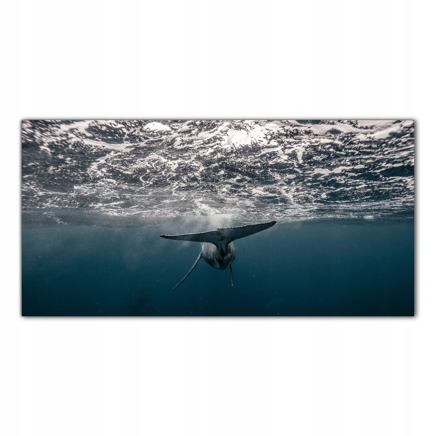 

Hartowany Obraz Szklany Wieloryb Ocean Woda 140x70