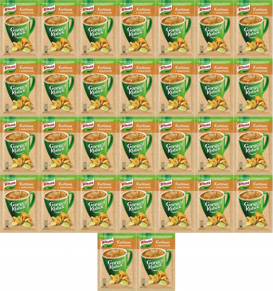 Knorr Gorący Kubek Kurkowa 13g x80