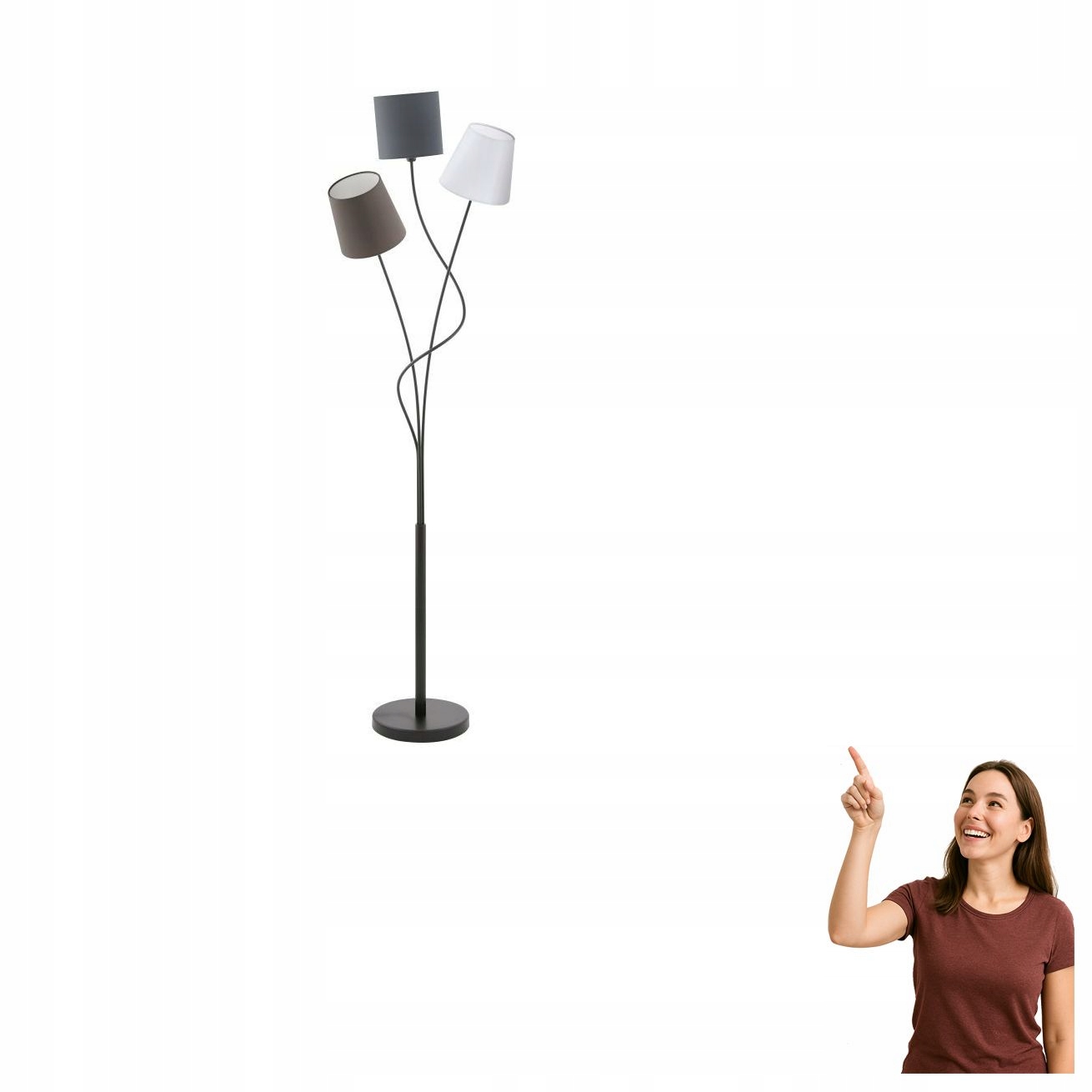 Podlahová lampa Maronda 94995 Eglo