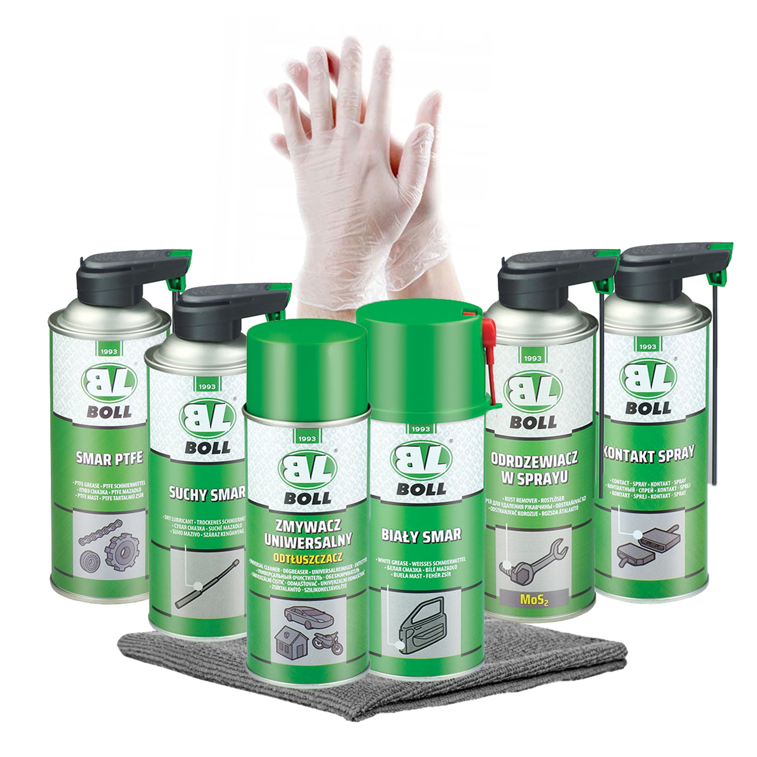 Sada maziv pro opravu údržby auta, suchý mazivo, odrezovač Boll