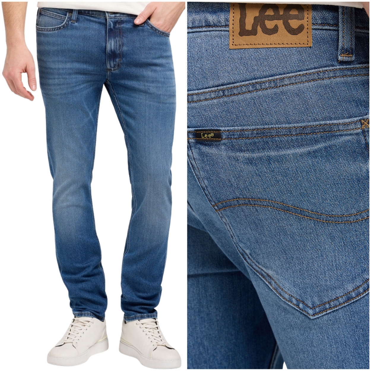 Lee Luke slim tapered Armstrong silně zúžené džínové kalhoty W31 L32