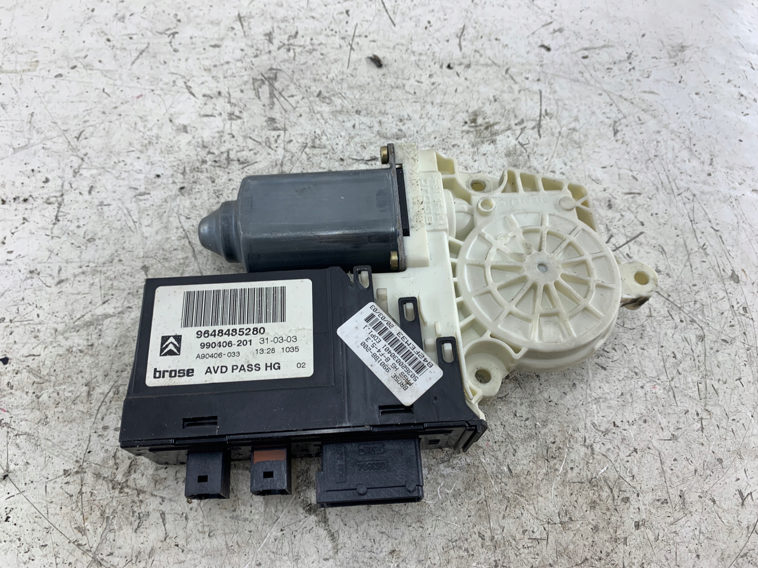 CITROEN C5 and mini motor windows right front 9648485280