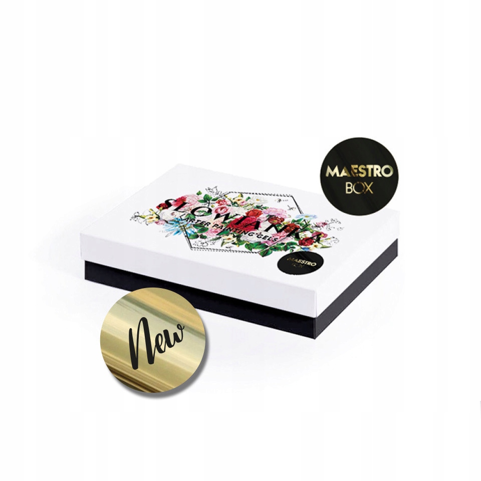 Slowianka Zestaw żeli do zdobień Arter Painting Gels Maestro Box 5x50g