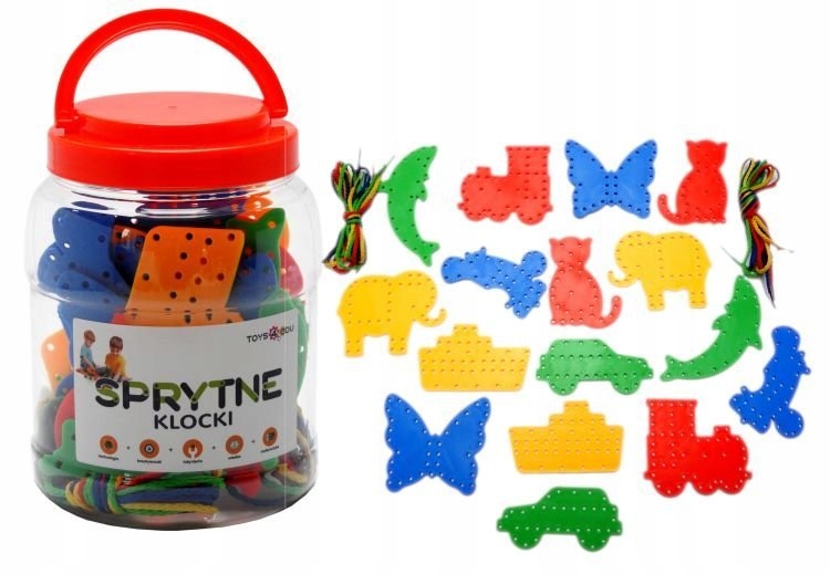 

Sprytne Klocki Przewlekanka Edukacyjna 24 Elementy