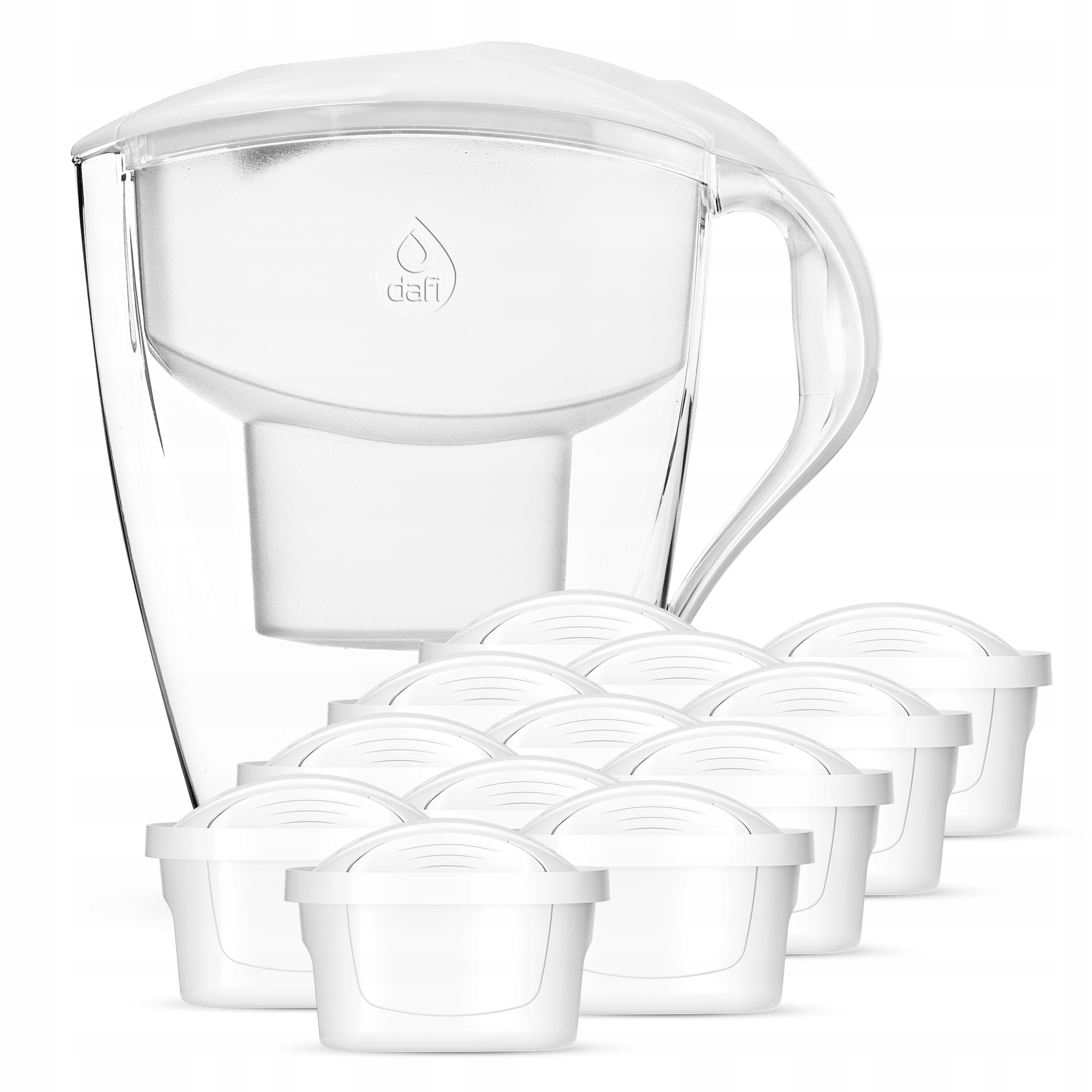 Dzbanek filtrujący Dafi Astra biały 3l 12 xUnimax