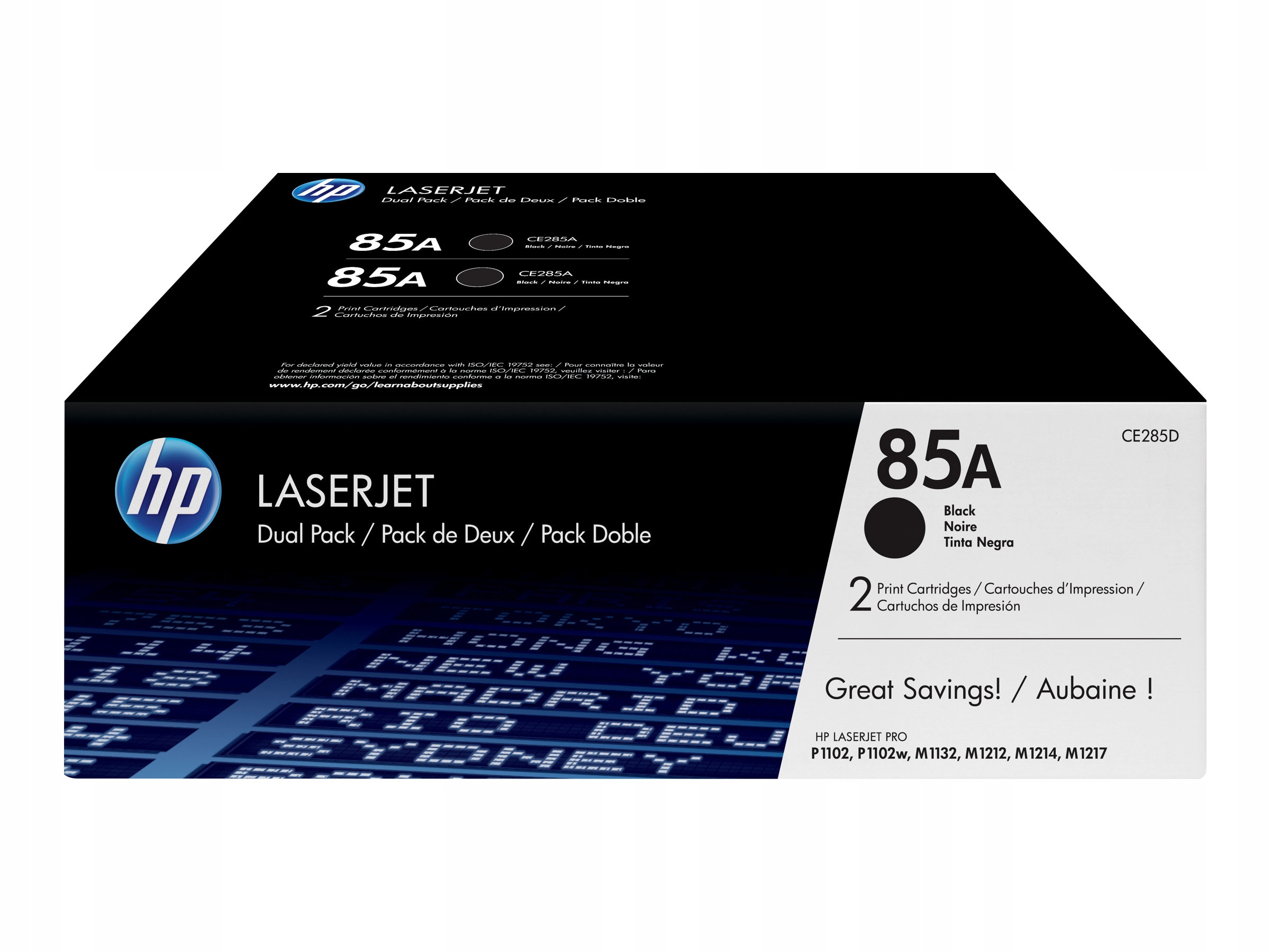 Hp CE285AD Toner Hp 85A Black LaserJet Dwupak