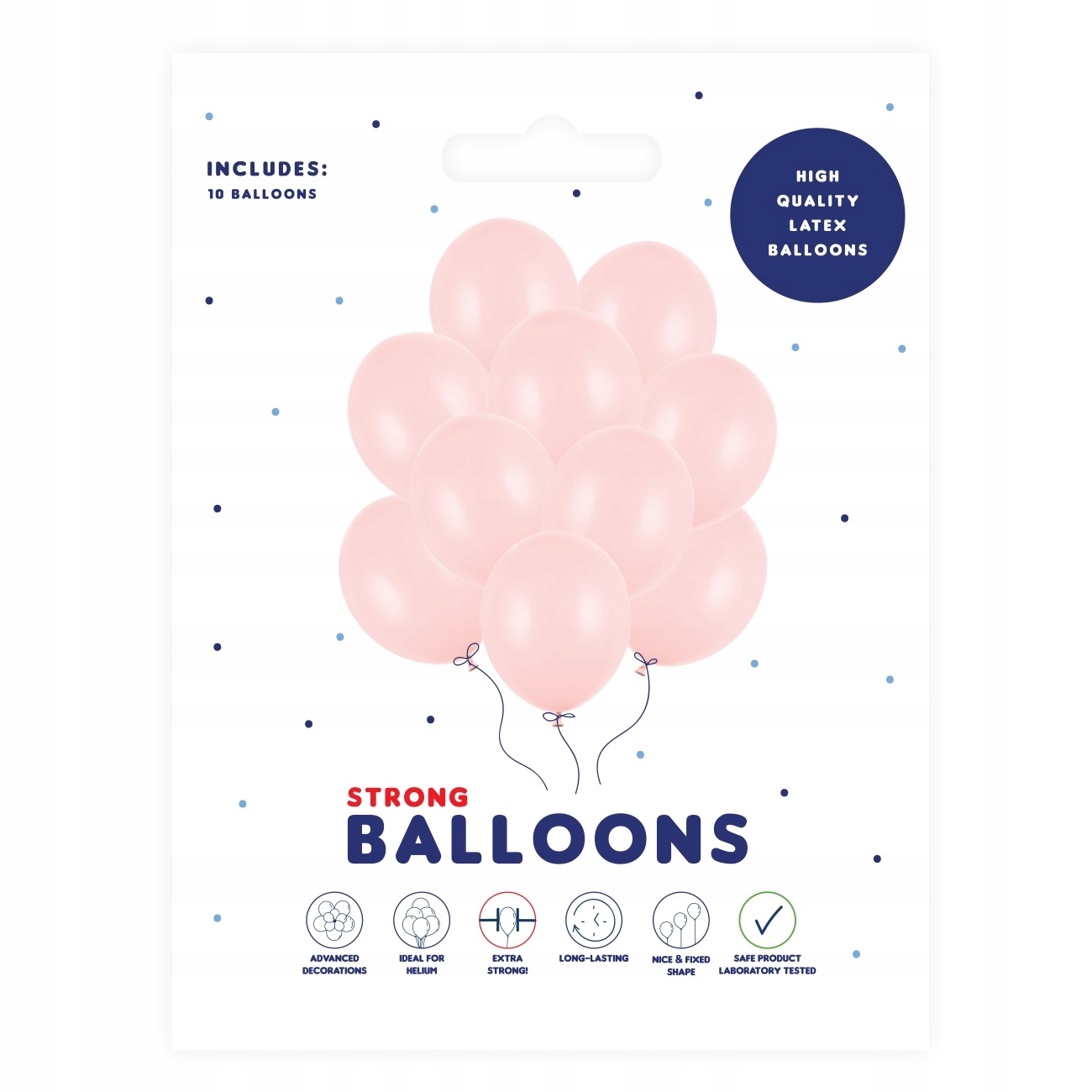 

Balony na Urodziny j.różowe pastelowe 27cm 10x