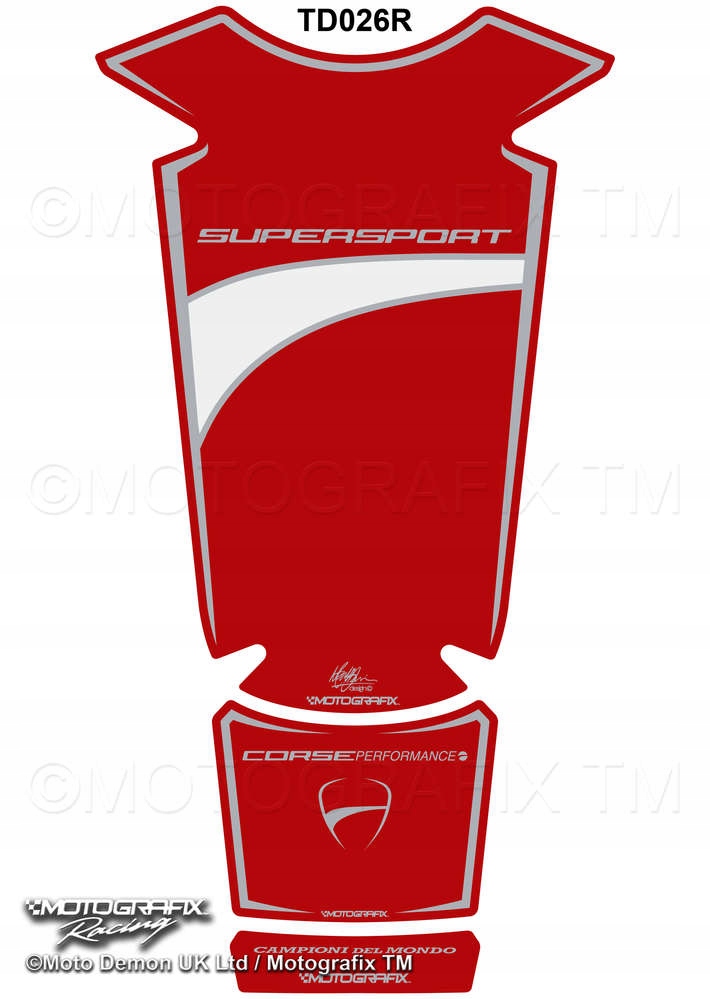 TANKPAD MOTOGRAFIX Ducati Supersport 2016 - 2019