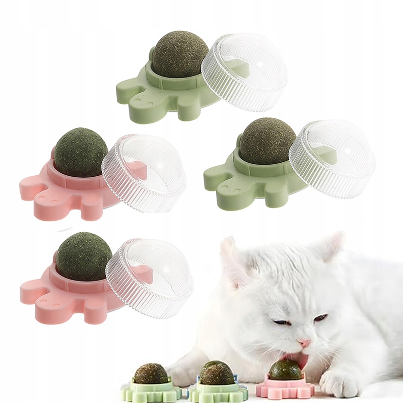 Levně 4 Hračky S Šantou Kočičí Pro Kočky S Přísavkou Na Nábytek – Edukační