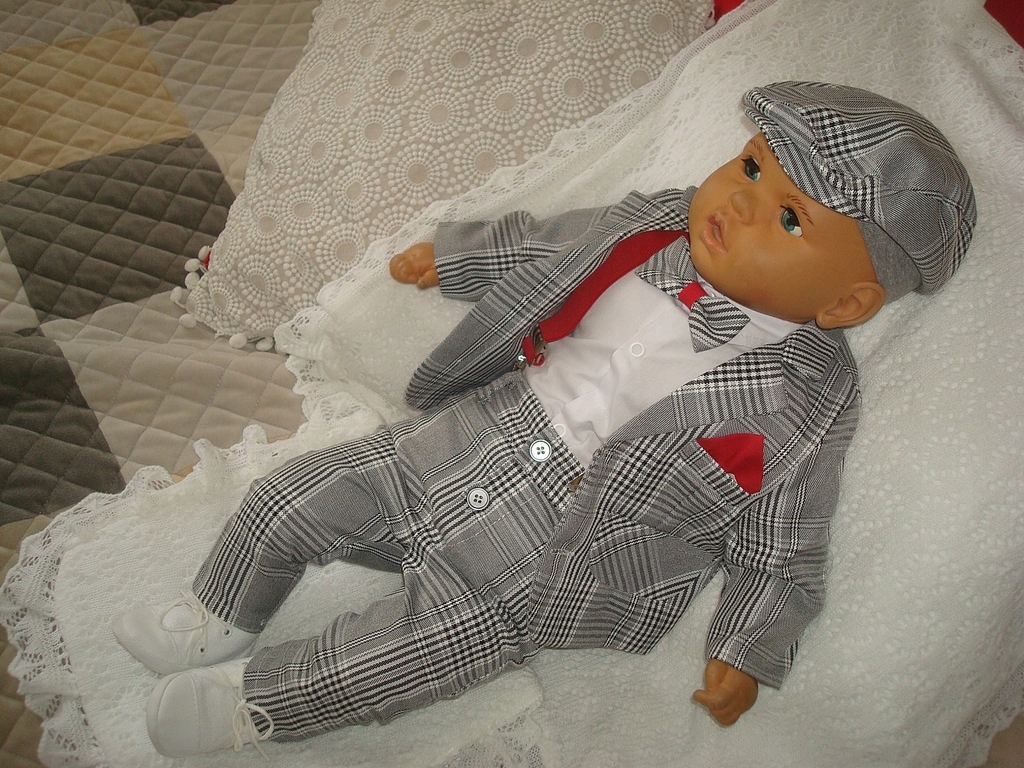 MARYNARKA KOMPLET UBRANKO/CHRZTU/WESELE/74 INNE Płeć Chłopcy