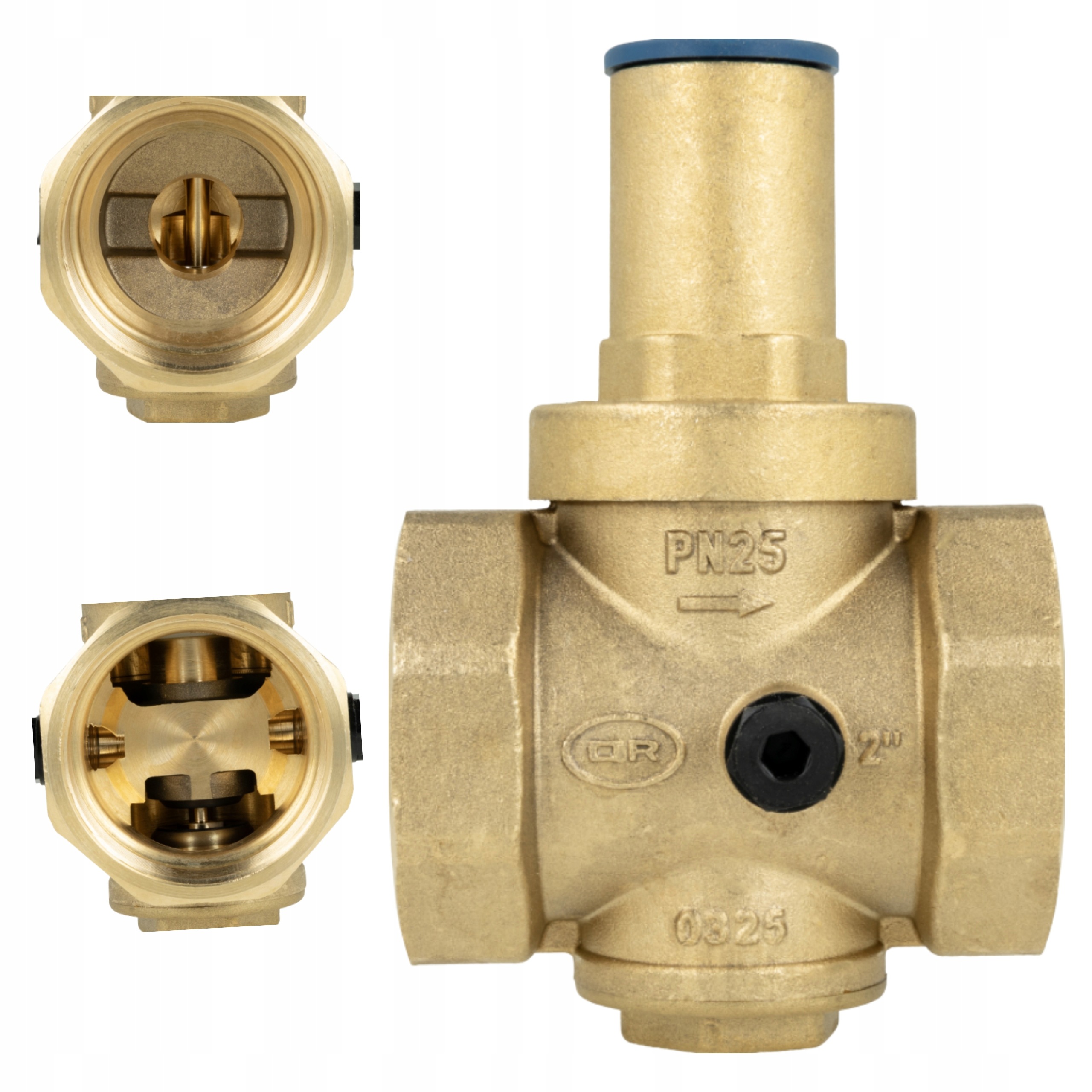 Reduktor Regulator Ciśnienia Zawór Redukcyjny Wody Bpr 406 2" DN50 1-5,5BAR