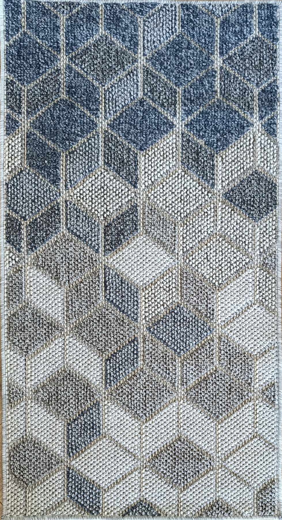 Šnúrkový koberec 120 x 170 cm, plochý, vonkajší, vnútorný, boho