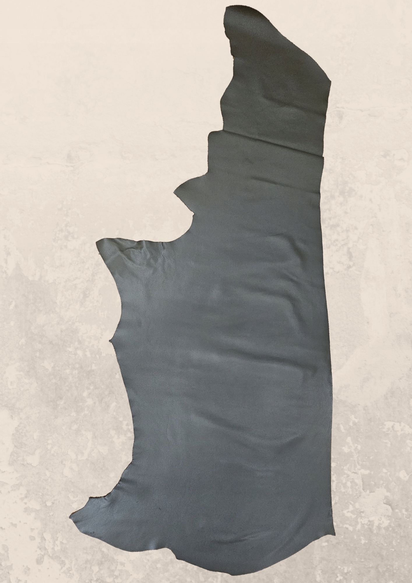 Přírodní hovězí kůže lícová 1,71m2 tmavá zeleň tloušťka 1,5 mm